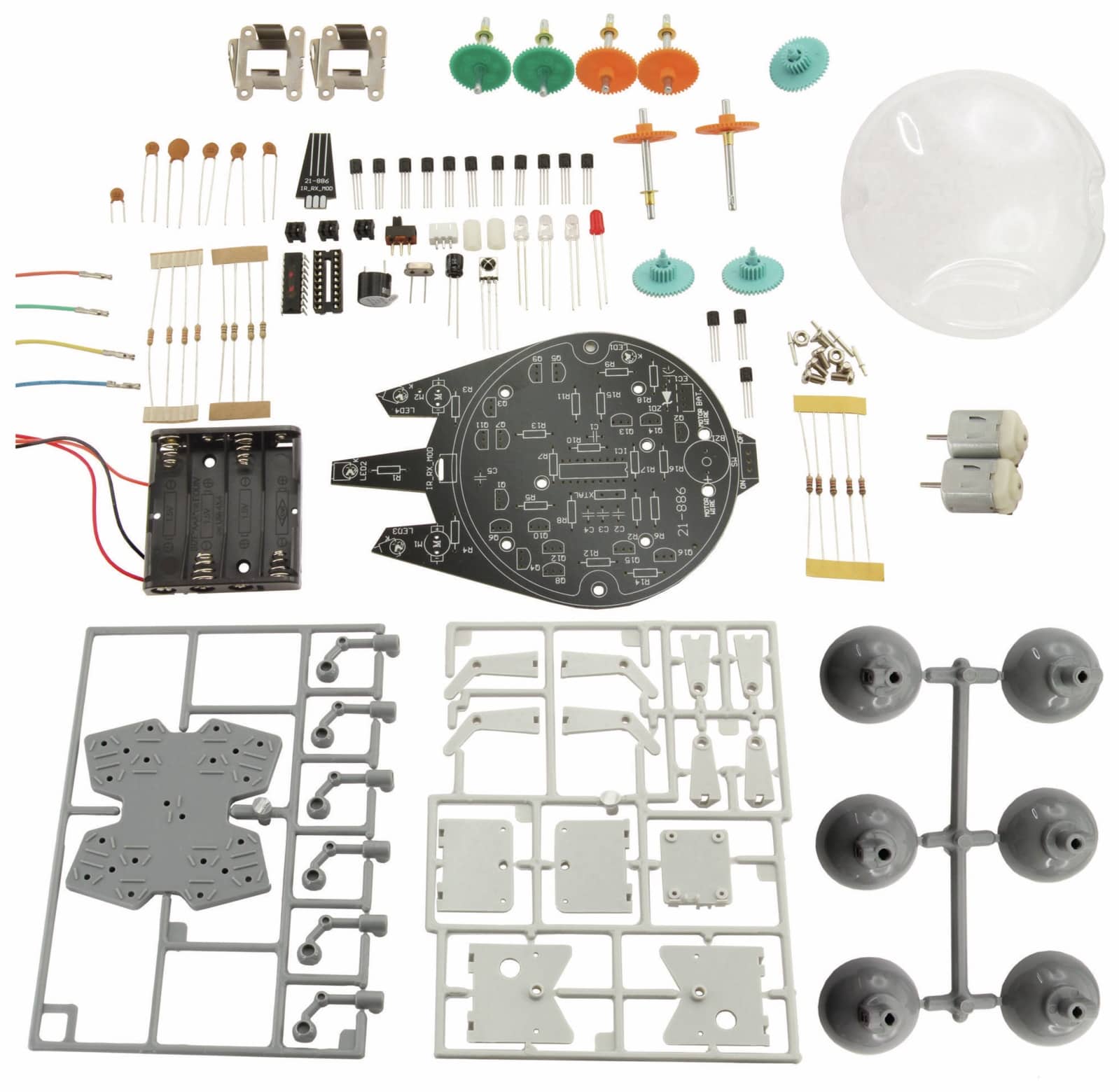 SOL-EXPERT, Elektronik Lötbausatz "Roboter - Bausatz - Escape Robot Kit"