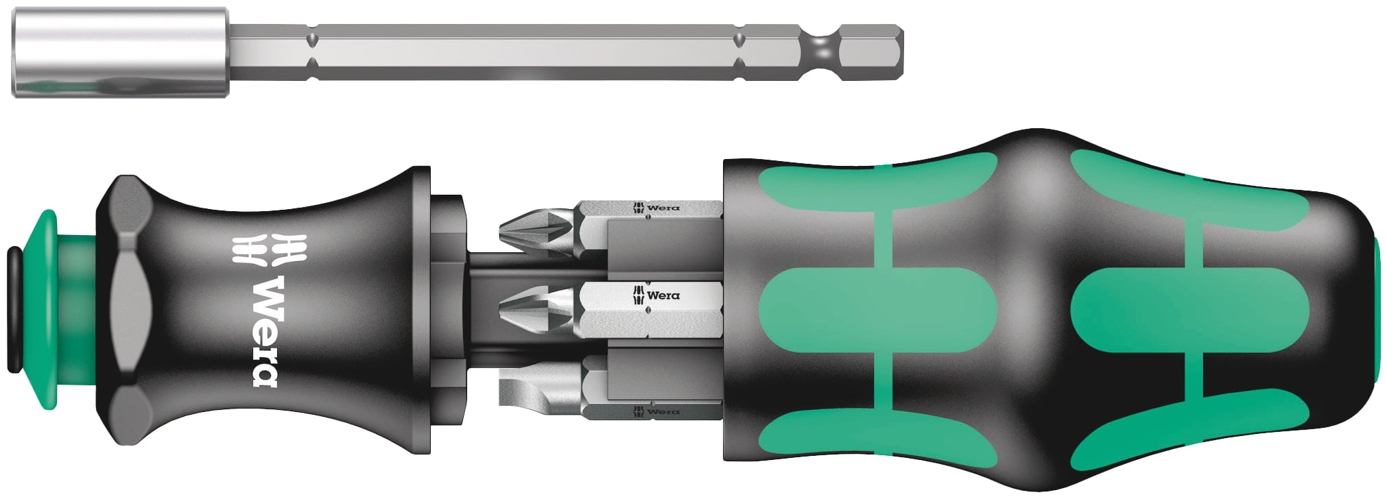 WERA Werkzeug-Set, 05134491001, Kraftform Kompakt 28 mit Tasche, 6‑teilig