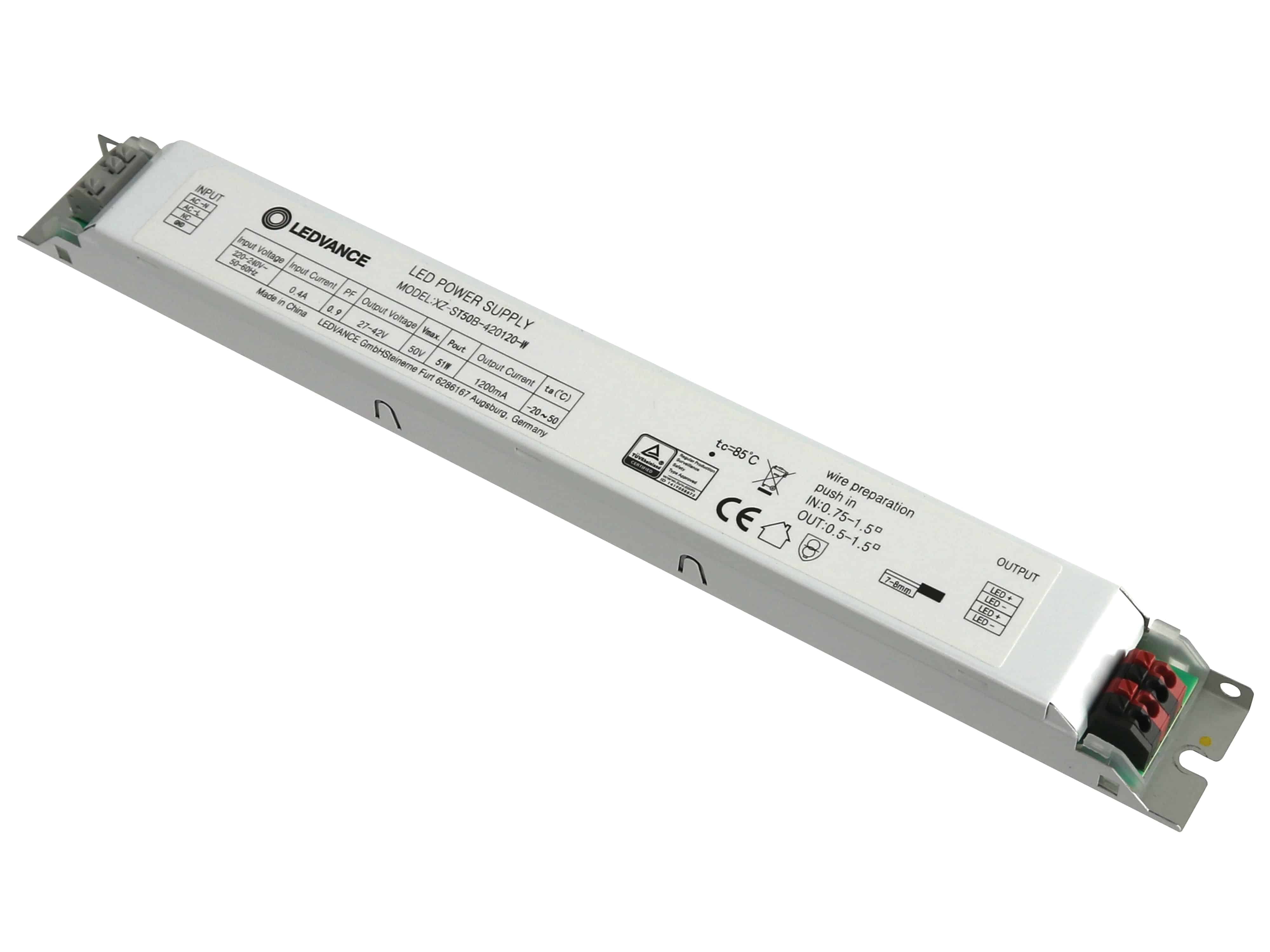 LEDVANCE LED-Schaltnetzteil XZ-ST50B-420120-W, 51 W