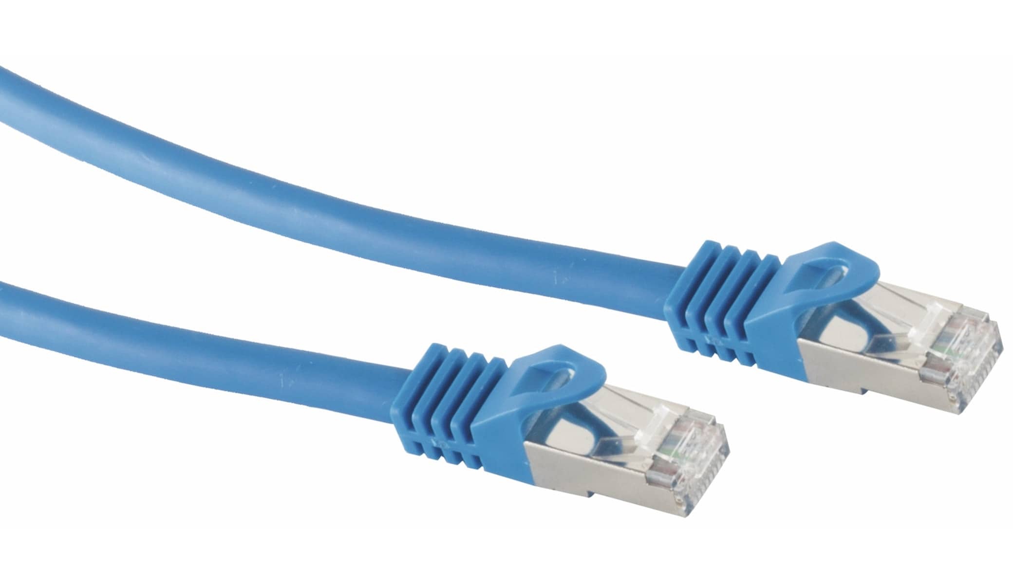 S-IMPULS RJ45 Patchkabel S/FTP (PIMF), m. CAT.7 Rohkabel, 0,25