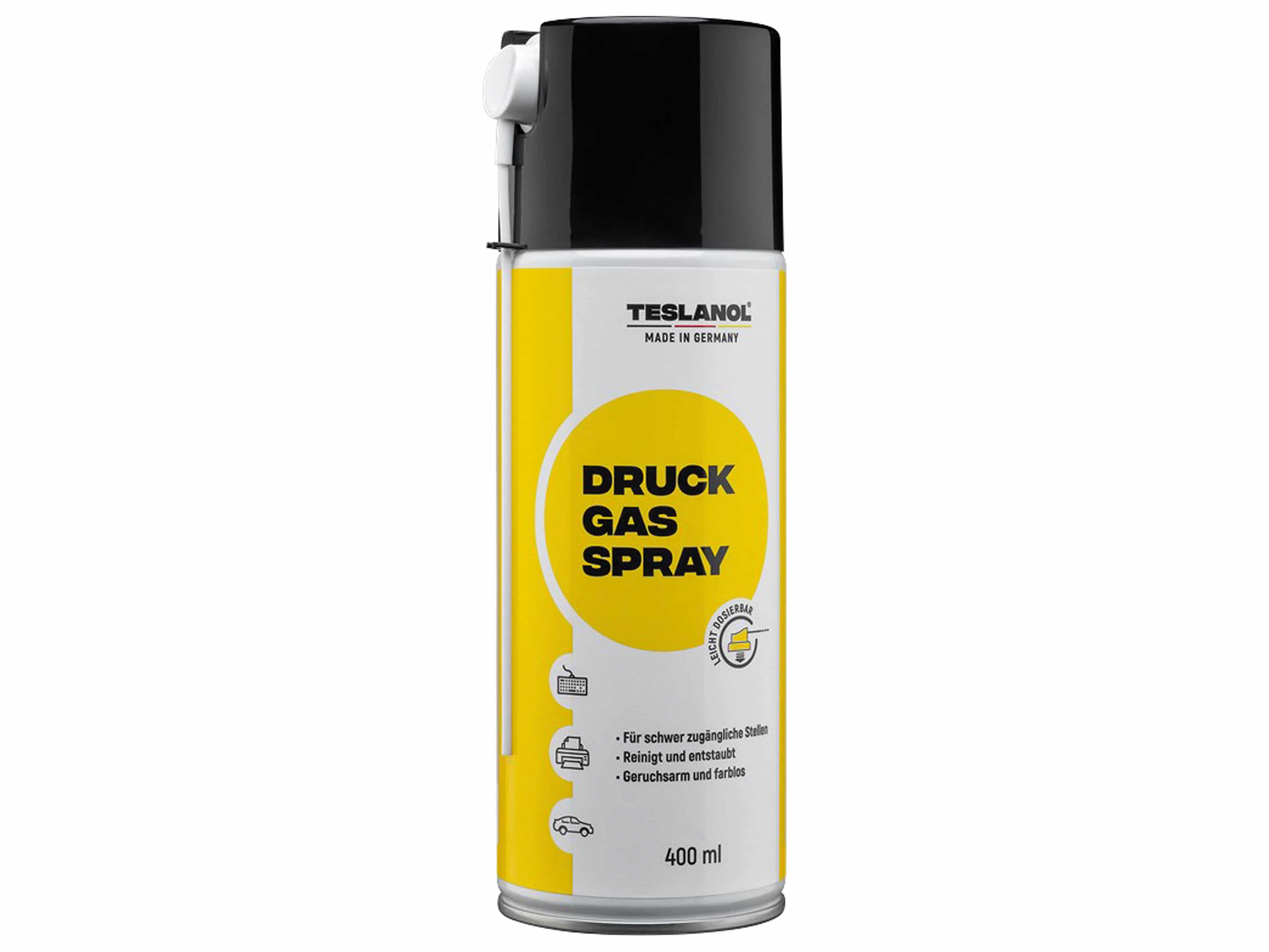 TESLANOL Druckluftspray 26003, 400 ml, 2 Stück