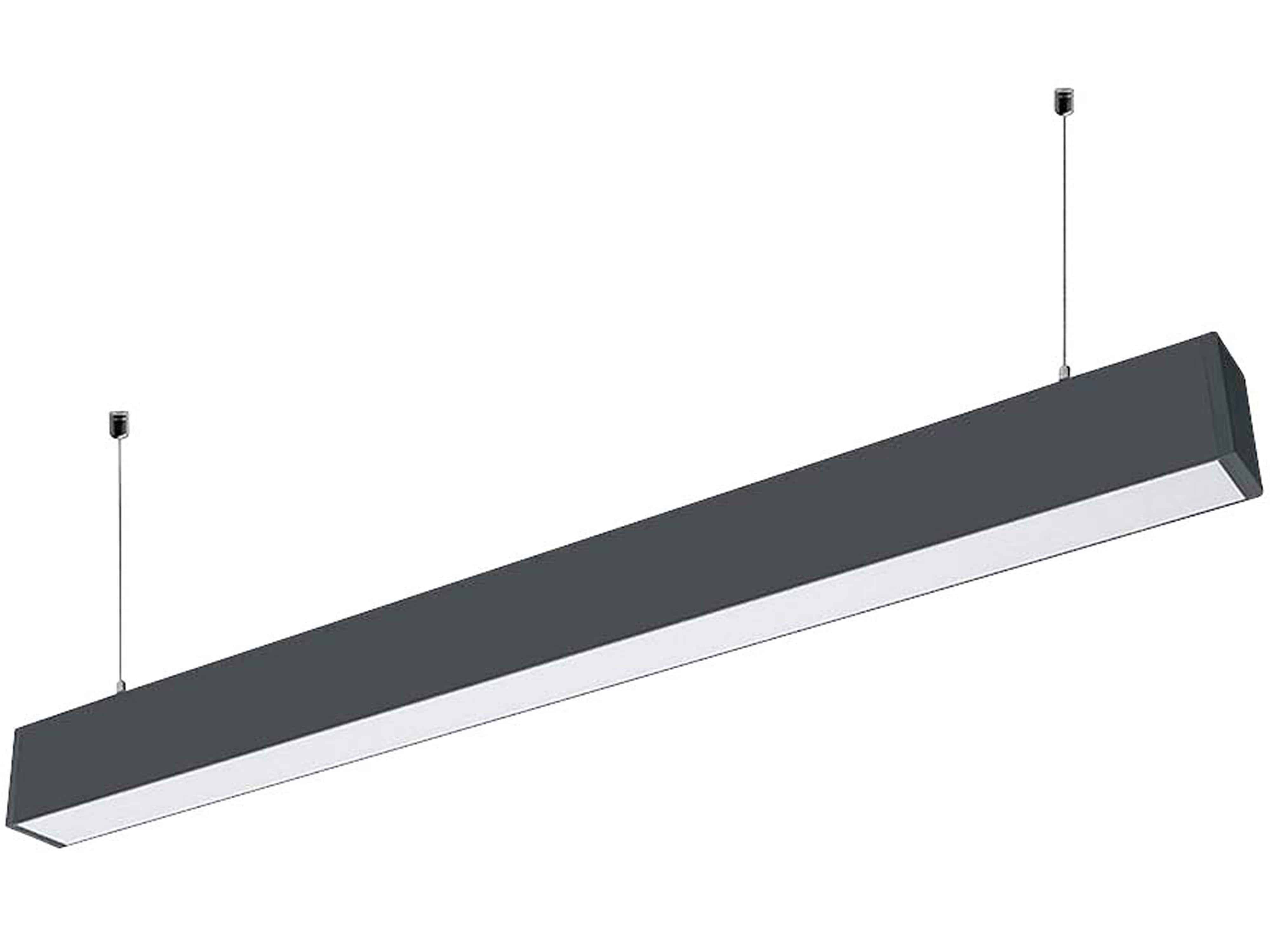 V-TAC LED-Deckenleuchte VT-7-46, EEK: F, 40 W, 3275 lm, 3000 K, schwarz