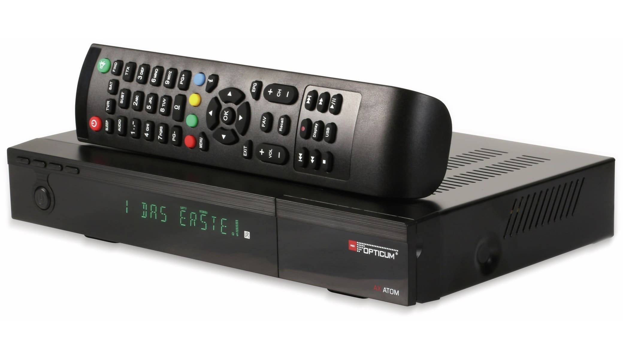 Red Opticum DVB-S2 HDTV-Receiver 4K, AX ATOM