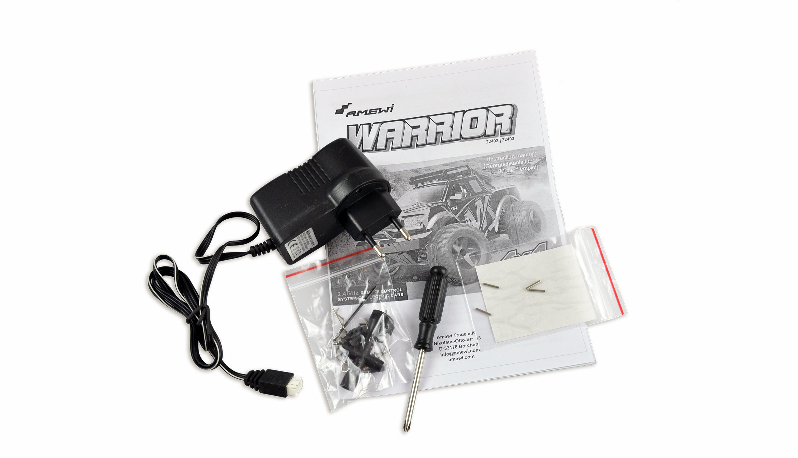 AMEWI RC Auto Warrior Truck, 2,4 GHz, RTR, Li-Ion Akku 1500mAh