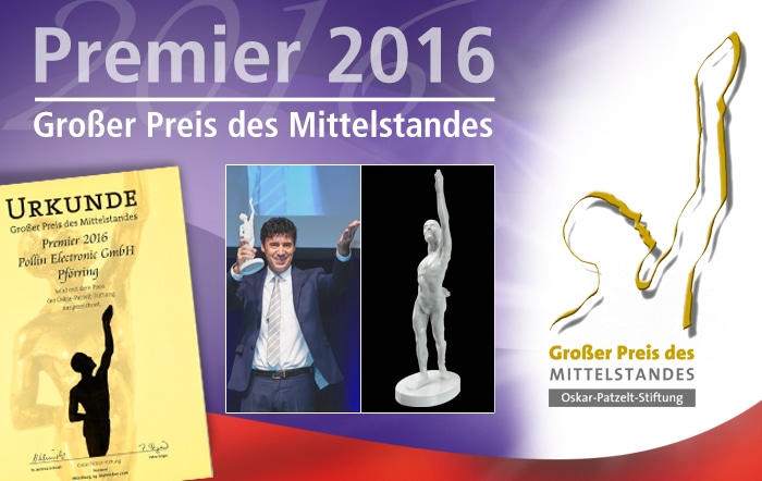 Pollin Electronic ist 'Premier 2016'!