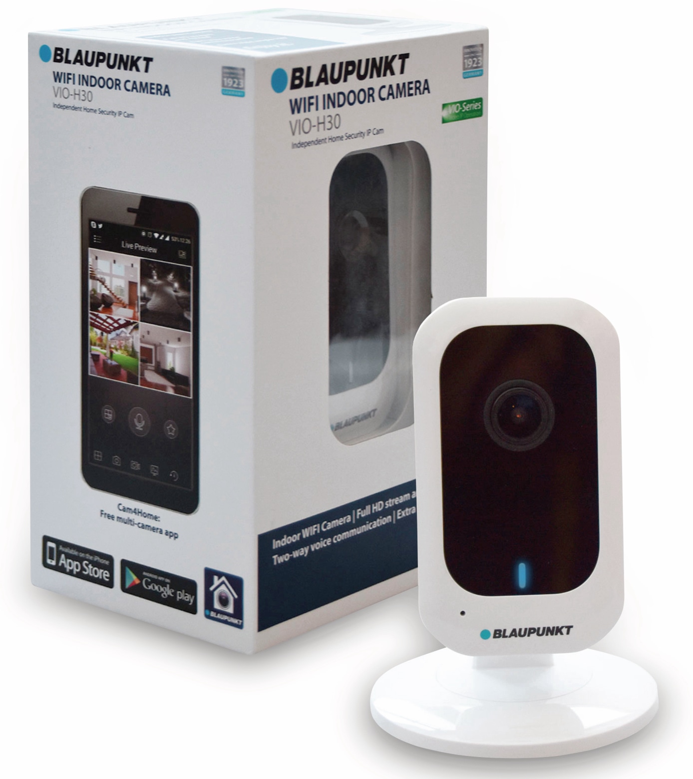 Blaupunkt IP-Kamera VIO-H30, WiFi, 3 MP