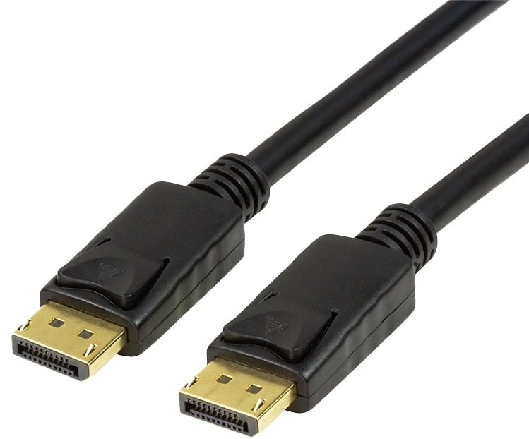 LOGILINK DisplayPort-Kabel CV0121 Stecker/Stecker 8K 60Hz schwarz 3m