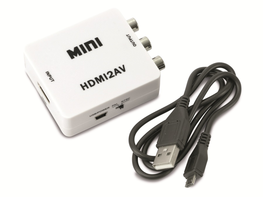 RED4POWER HDMI zu AV-Konverter R4-C030