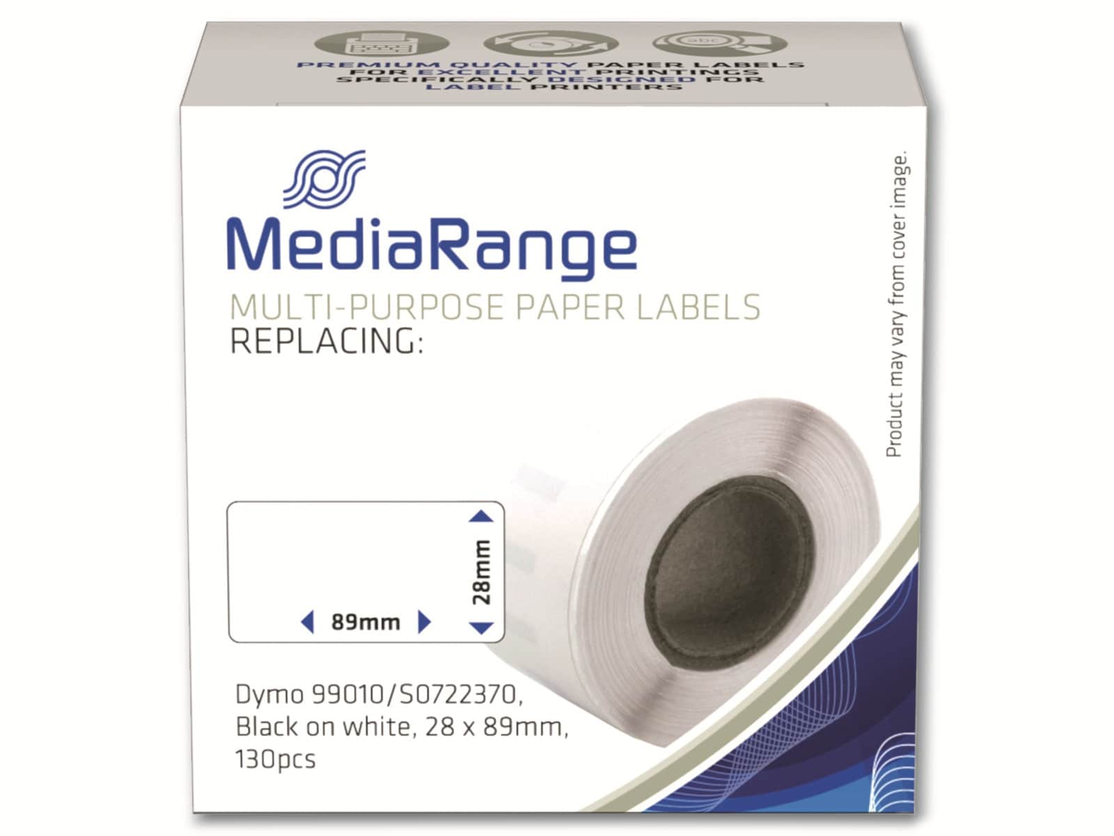 MEDIARANGE Papieretiketten MRDY99010 ersetzt Dymo 99010/S0722370