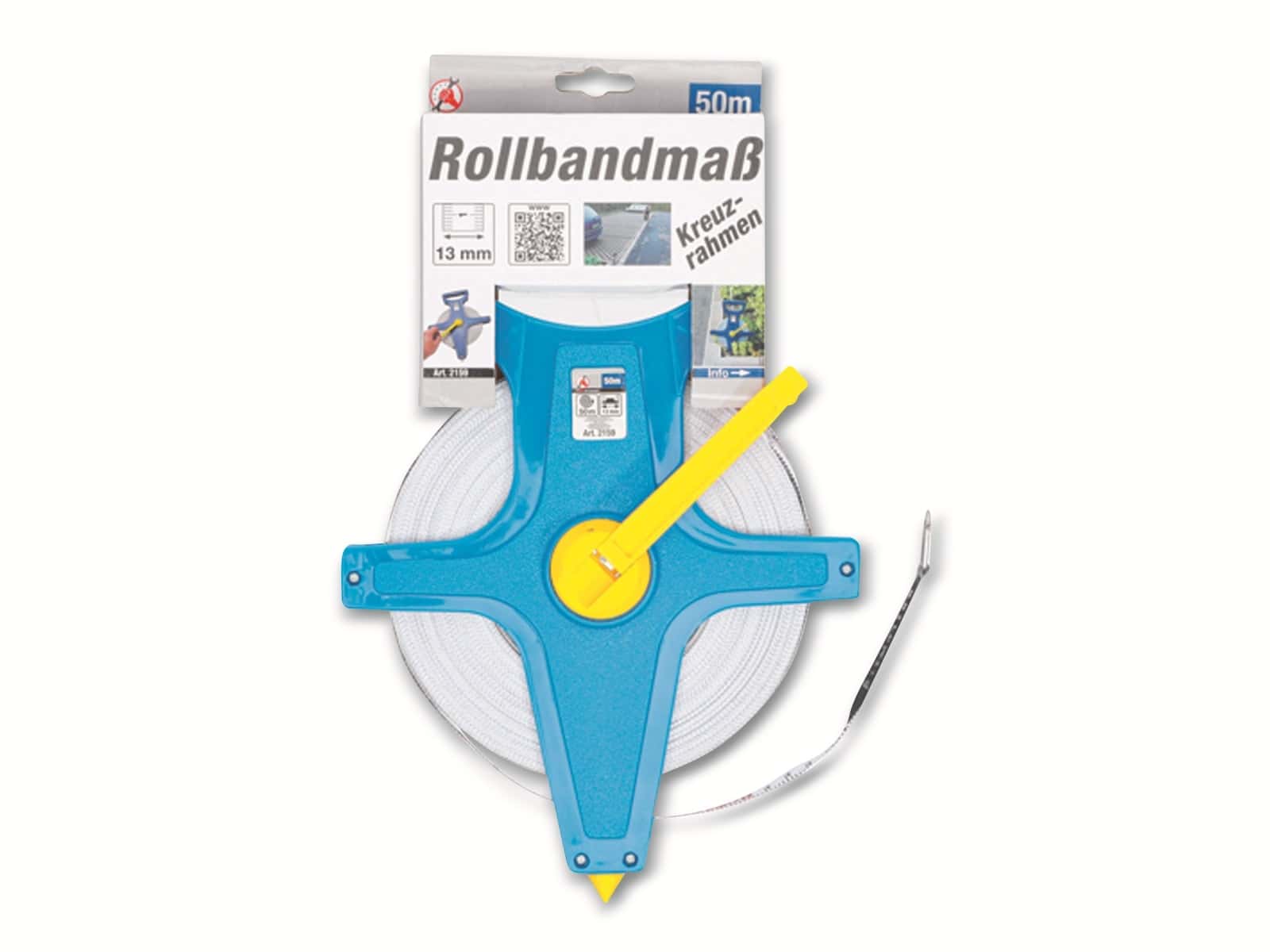 BGS TECHNIC Rollenmaßband 2159, 50 m