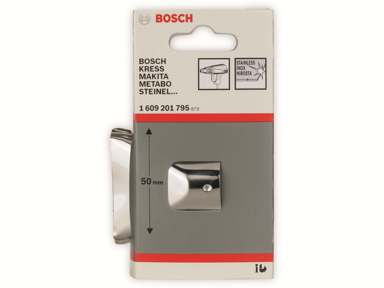 BOSCH Flächendüse für Heißluftgebläse, 50 mm