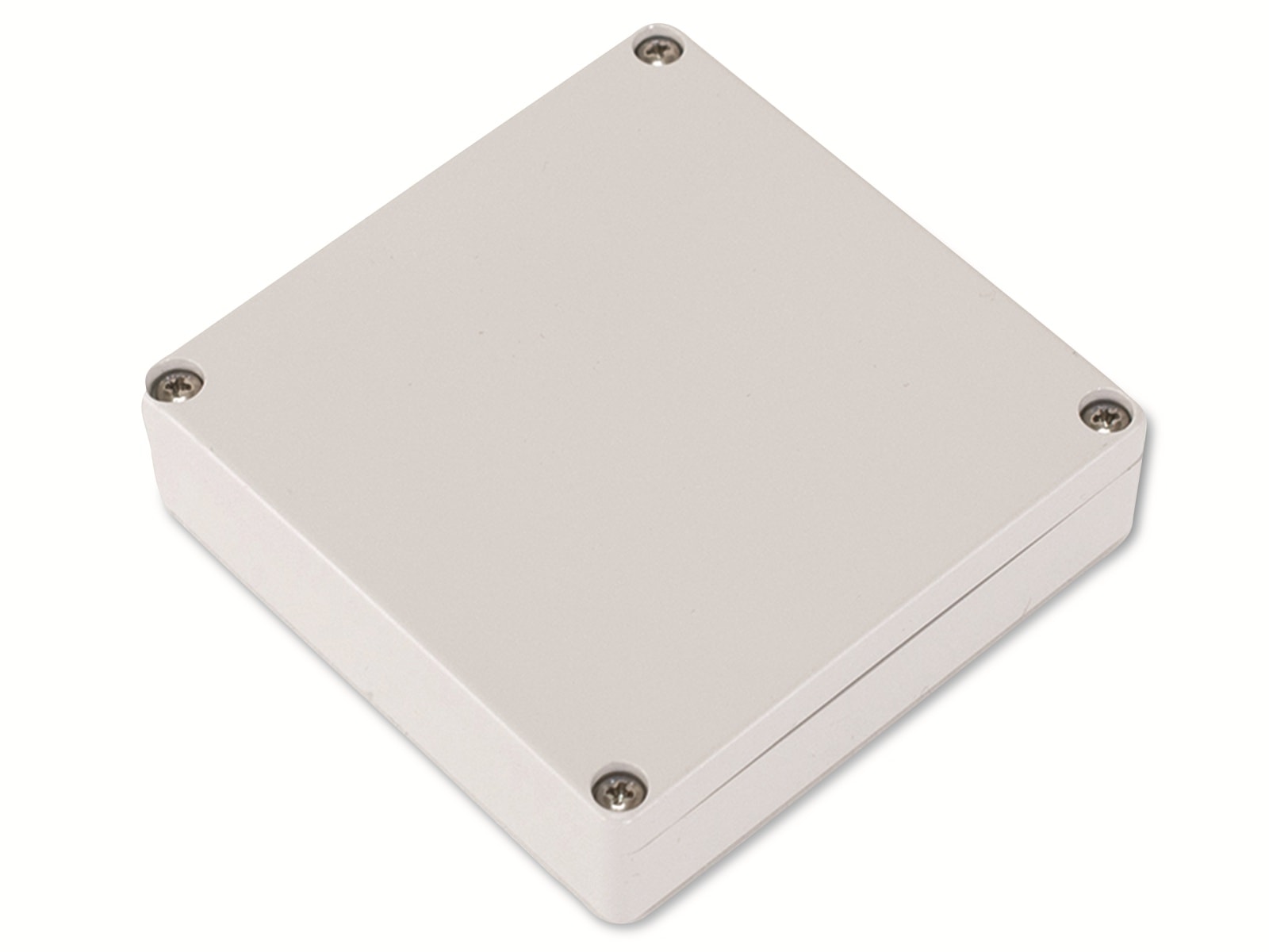 HAMMOND Universal-Gehäuse,1551WXGY, Polycarbonate, grau, IP68, 80x80x22 mm