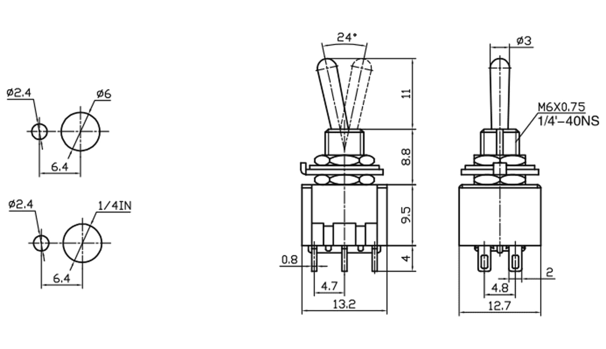 Kipptaster MTS-212-A1