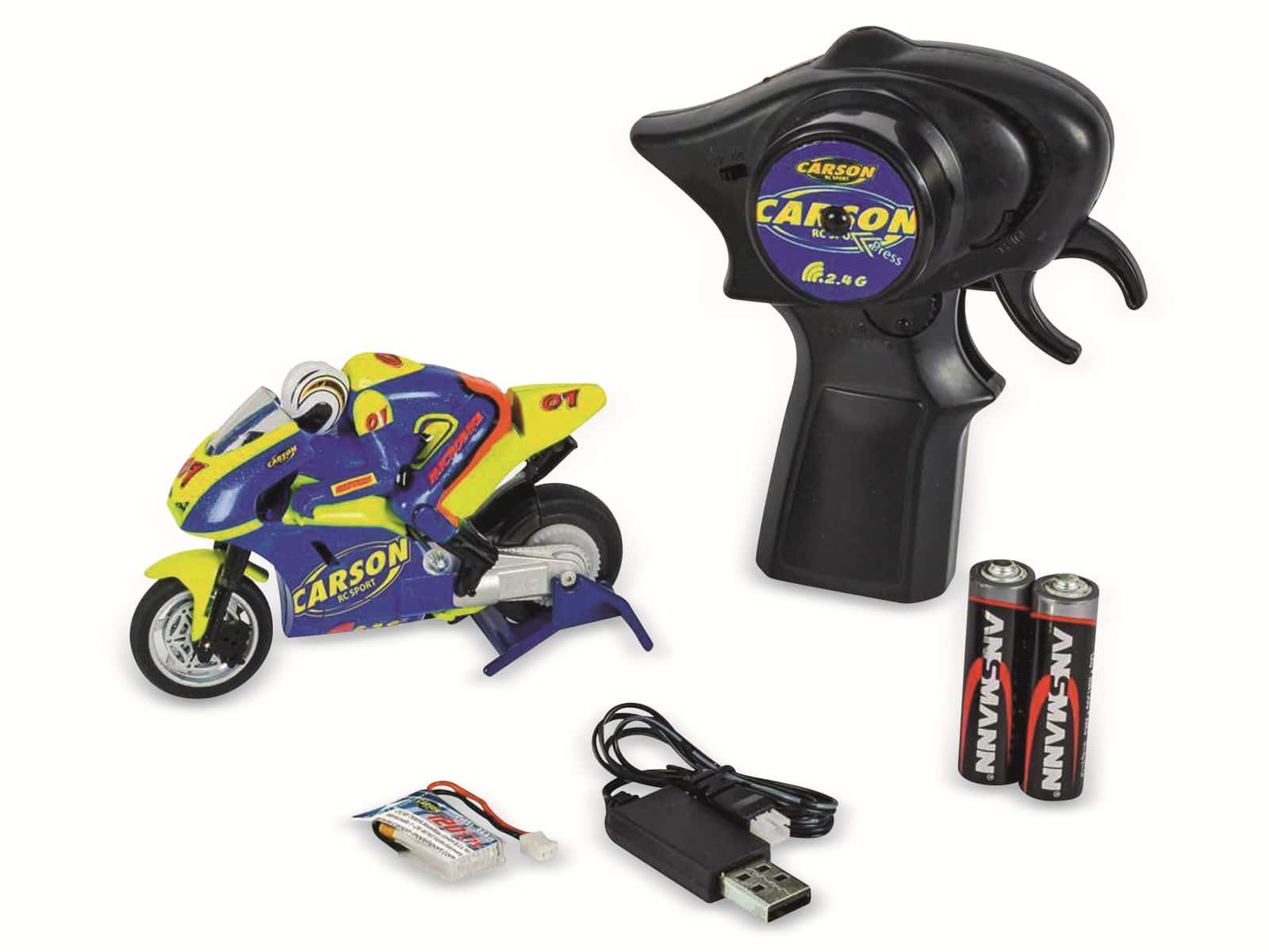 CARSON, Micro Bike 2,4GHz 100% RTR