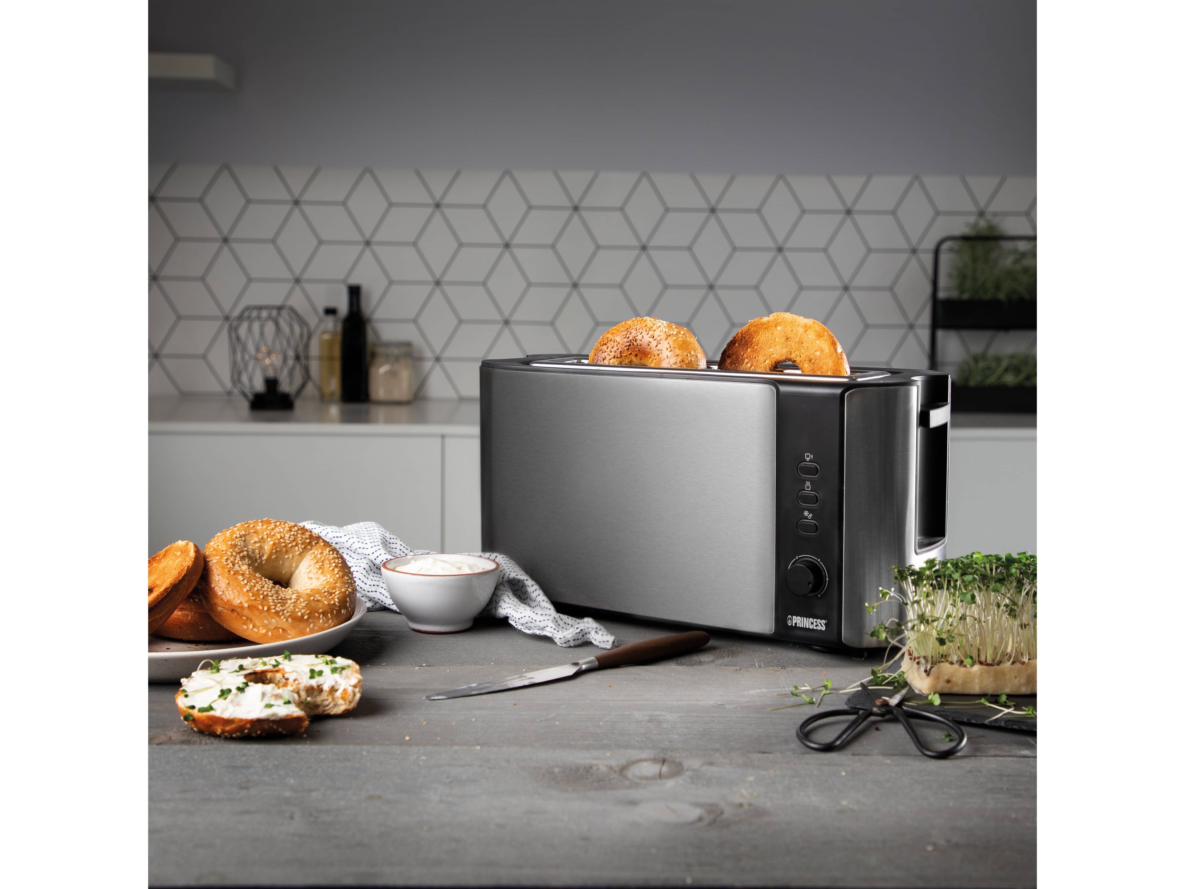 PRINCESS Langschlitz-Toaster 142353, 1000 W