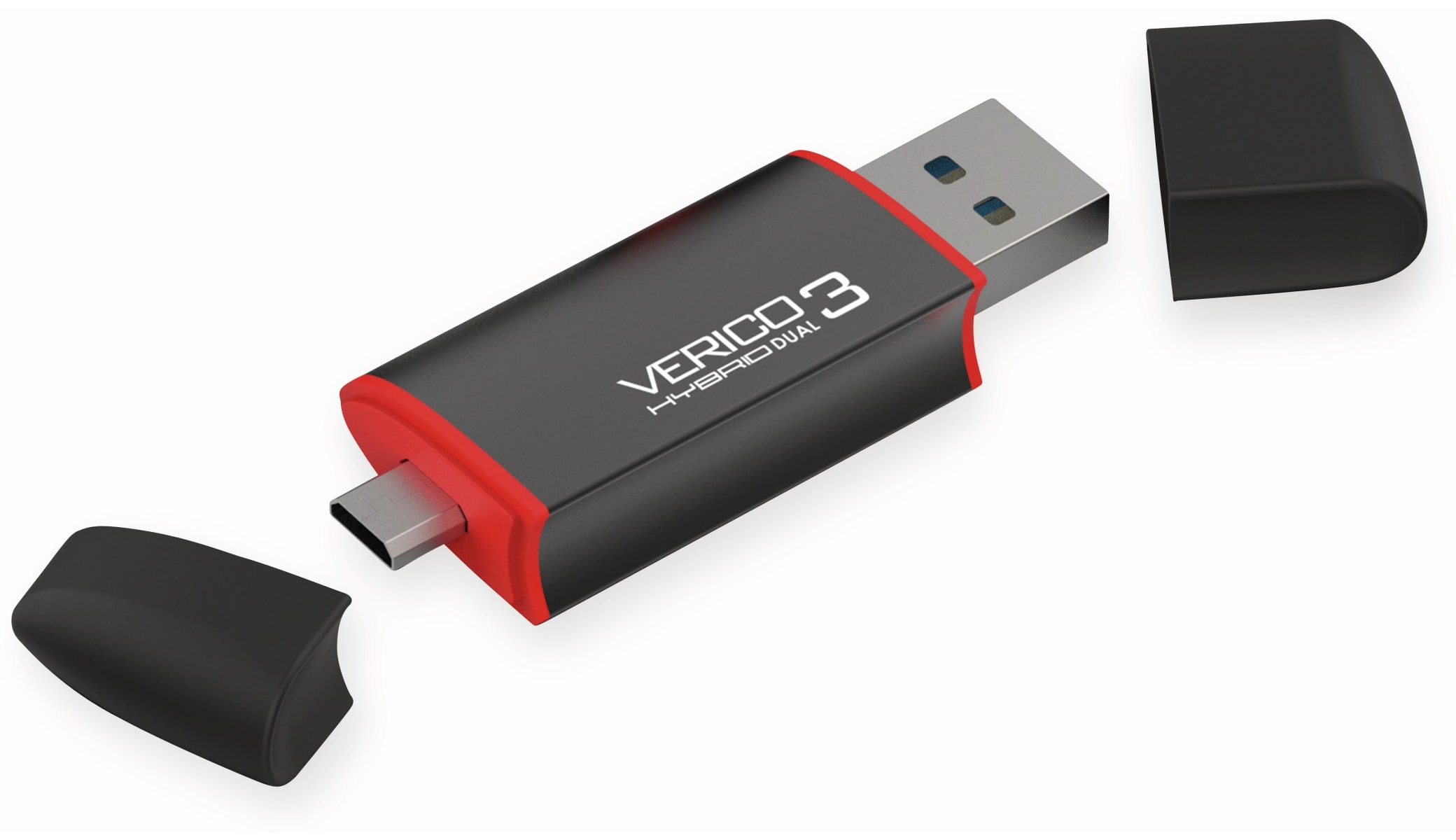 VERICO USB3.0 Stick Hybrid OTG, 64 GB, schwarz