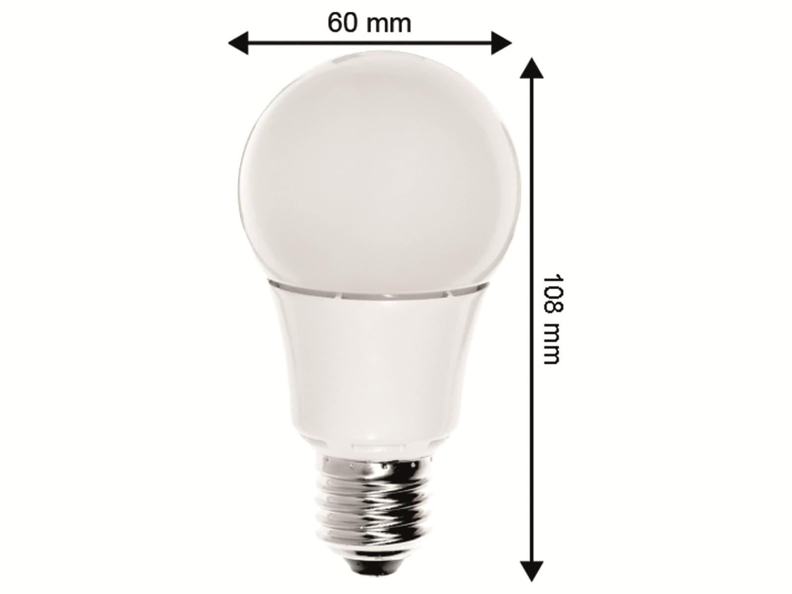 BLULAXA LED-Lampe 47181 A60, E27, EEK: F, 10 W, 1055 lm, 4000 K