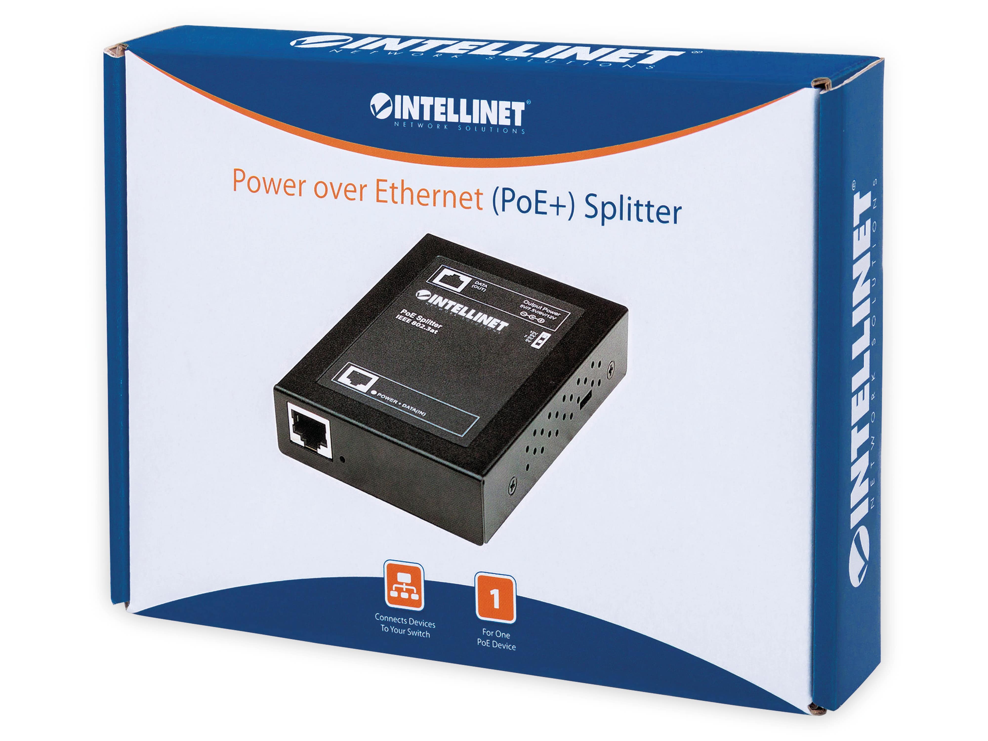 INTELLINET PoE+ Splitter 560443 