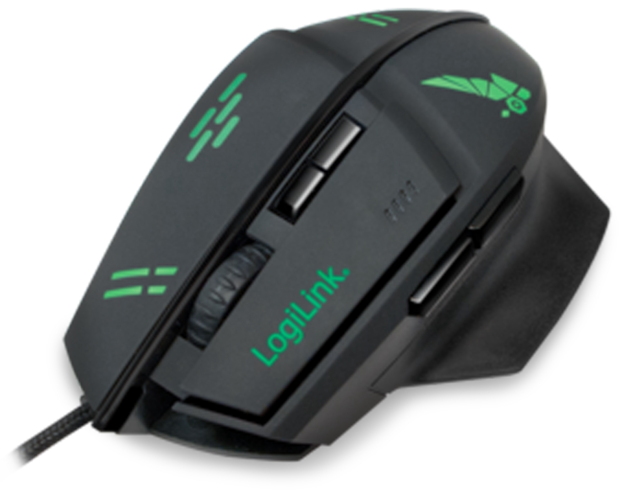 LOGILINK USB-Gaming-Maus ID0157, 3200 DPI, schwarz