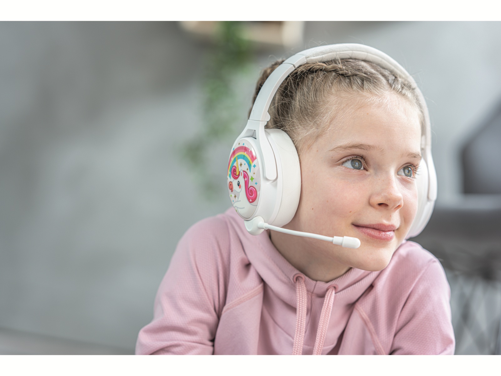 ONANOFF Bluetooth Over-Ear Kopfhörer BuddyPhones Cosmos+, für Kinder, weiß