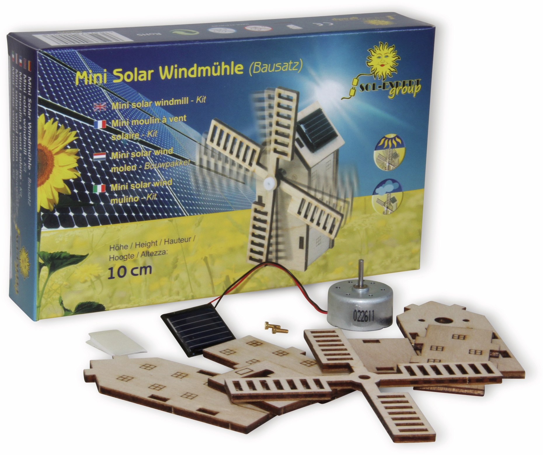 SOL-EXPERT Bausatz, Mini Windmühle