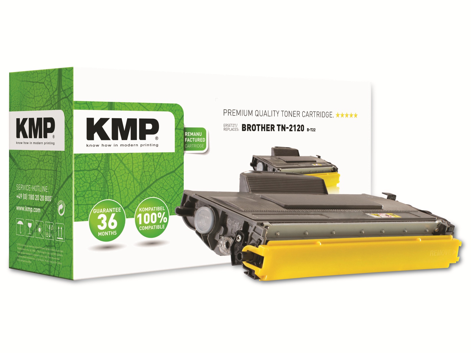 KMP Toner kompatibel für Brother TN2120X, schwarz