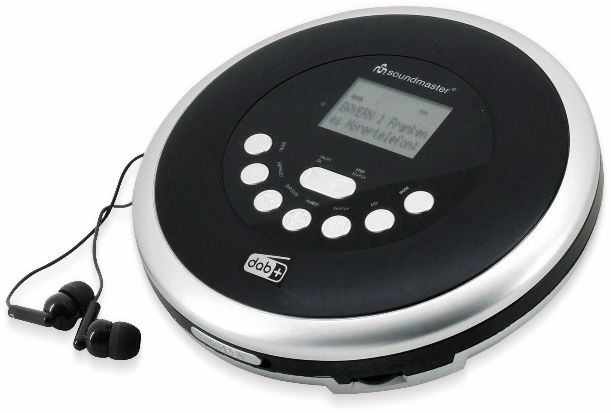 Soundmaster Portabler CD-Player CD9290SW, mit DAB+ Radio