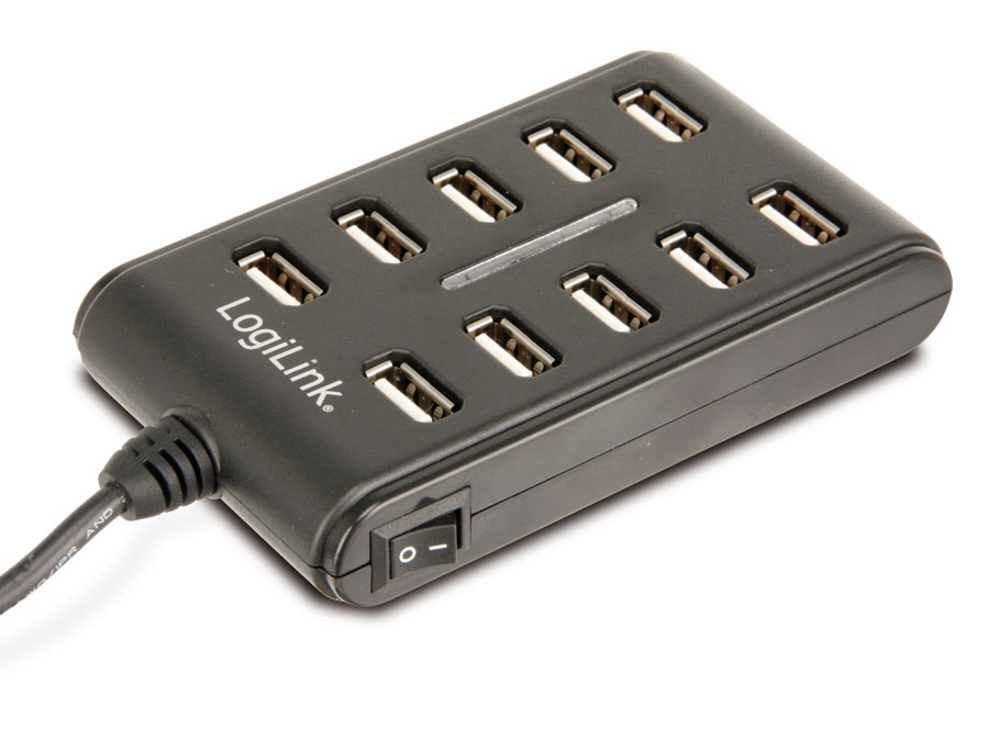 LOGILINK USB 2.0-Hub UA0125, 10-Port