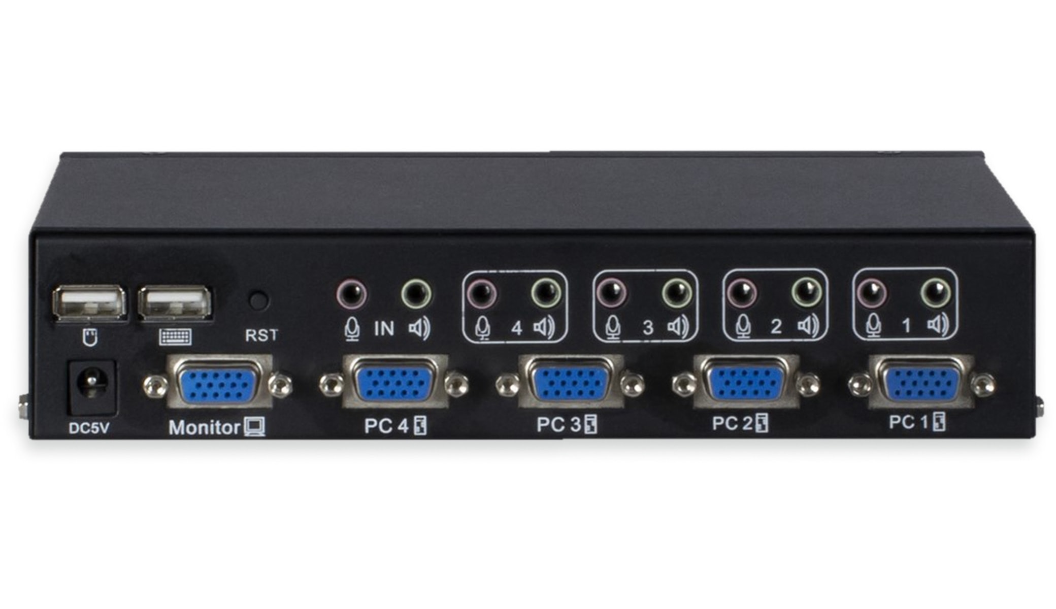 INTER-TECH KVM Switch KVM-AS-41UA, 4-port