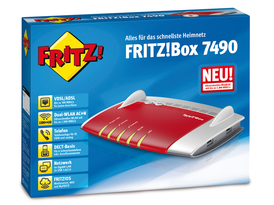 AVM FRITZ!Box Fon WLAN 7490