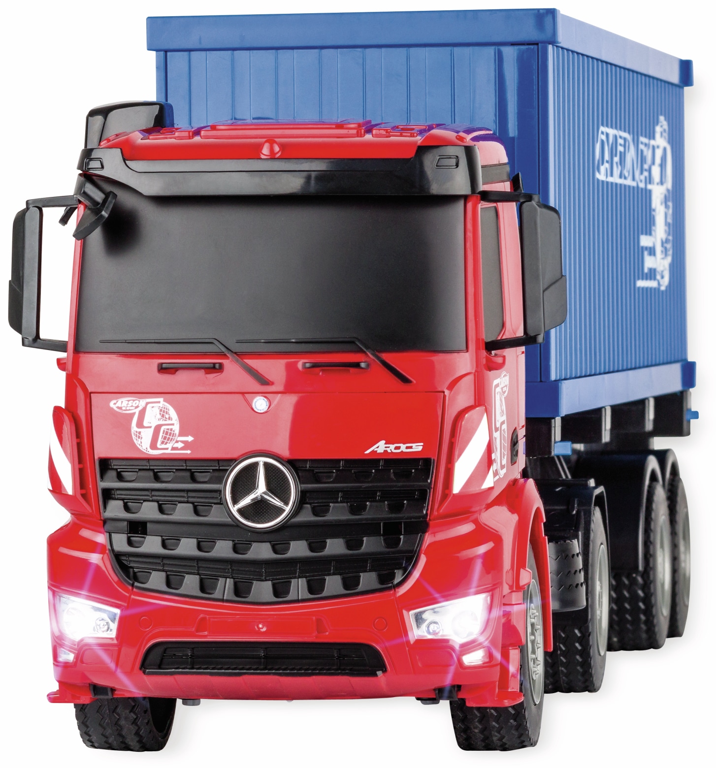 CARSON 1:20 MB Arocs mit Container, 2.4GHz, 100% RTR