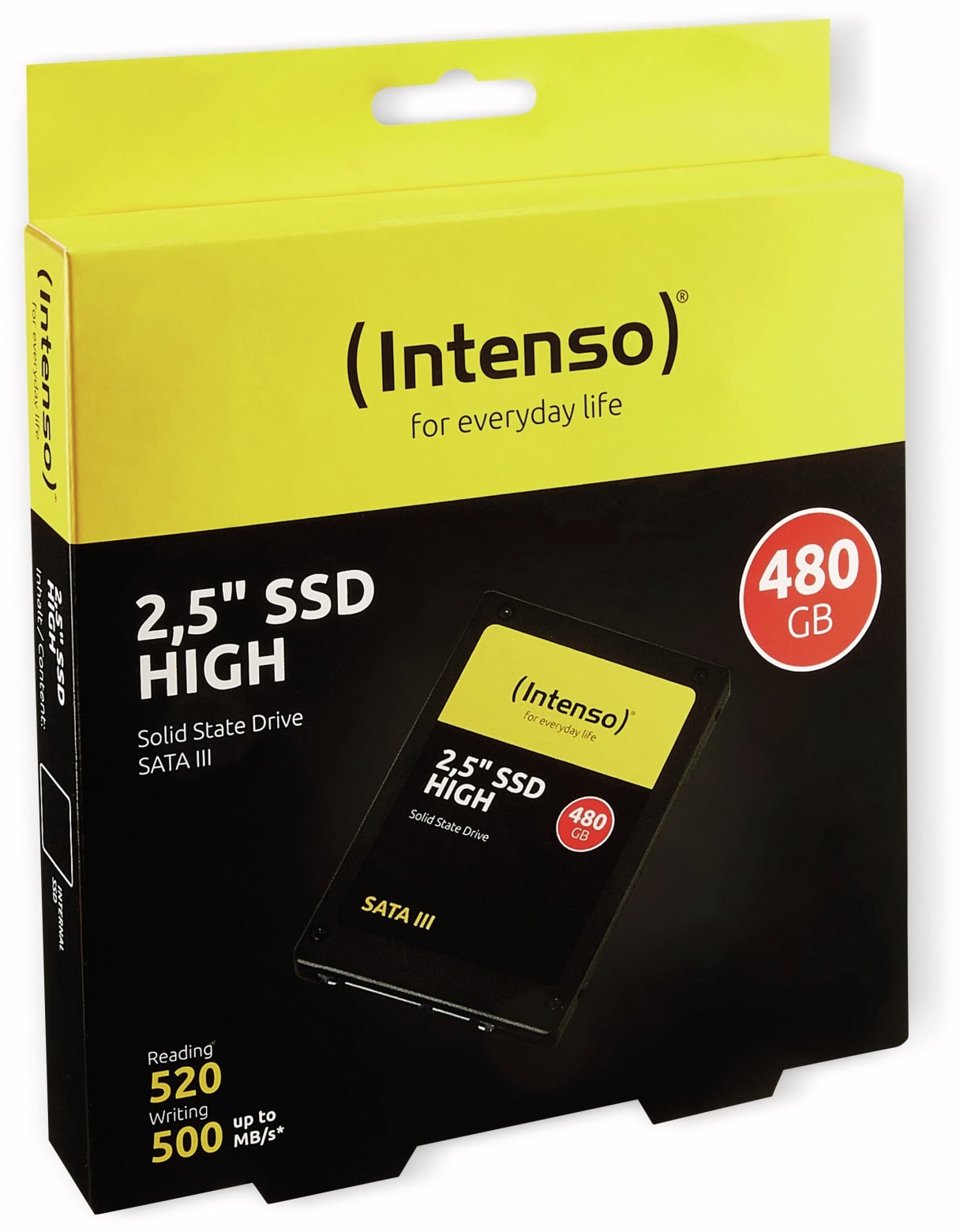 INTENSO SSD High Performance 3813450, SATA III, 480 GB