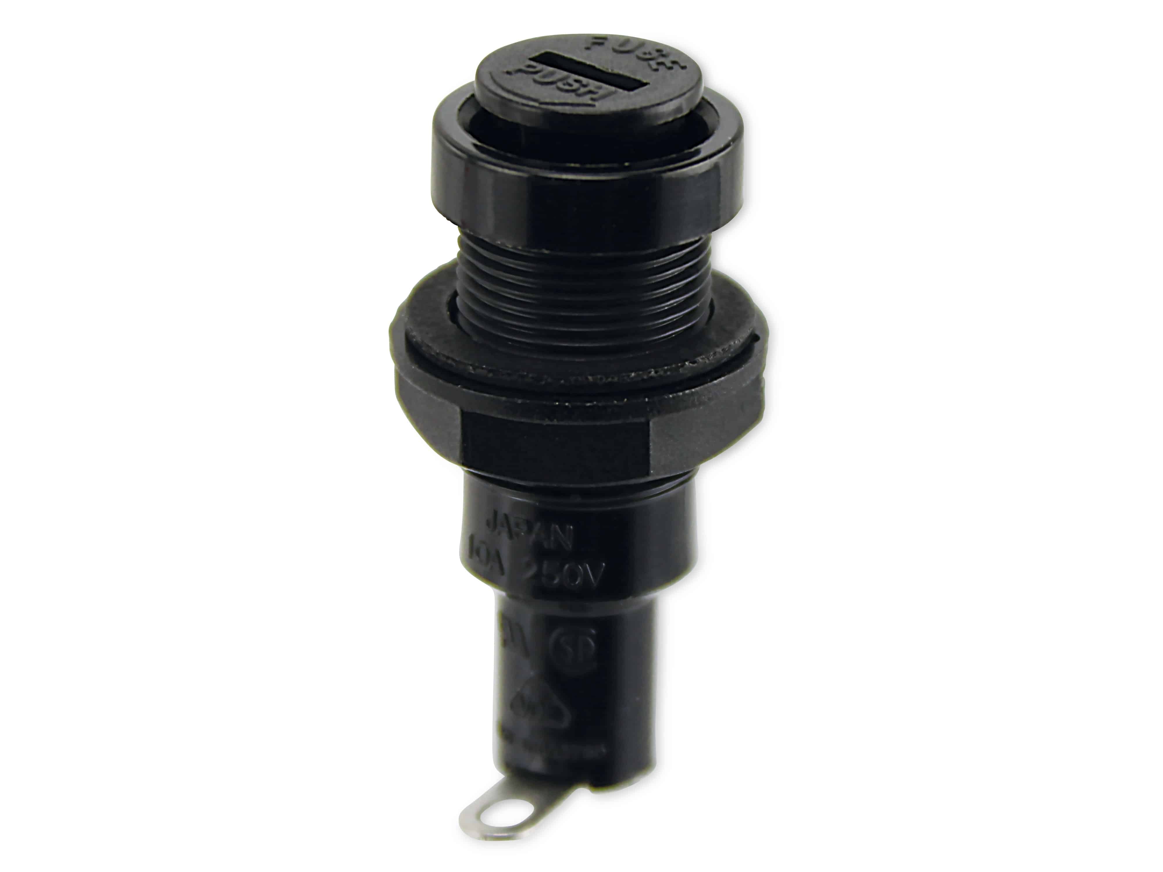 ESKA Sicherungshalter, 502630, für Feinsicherung 5 x 20 mm, 10A, 250V AC, Einbau