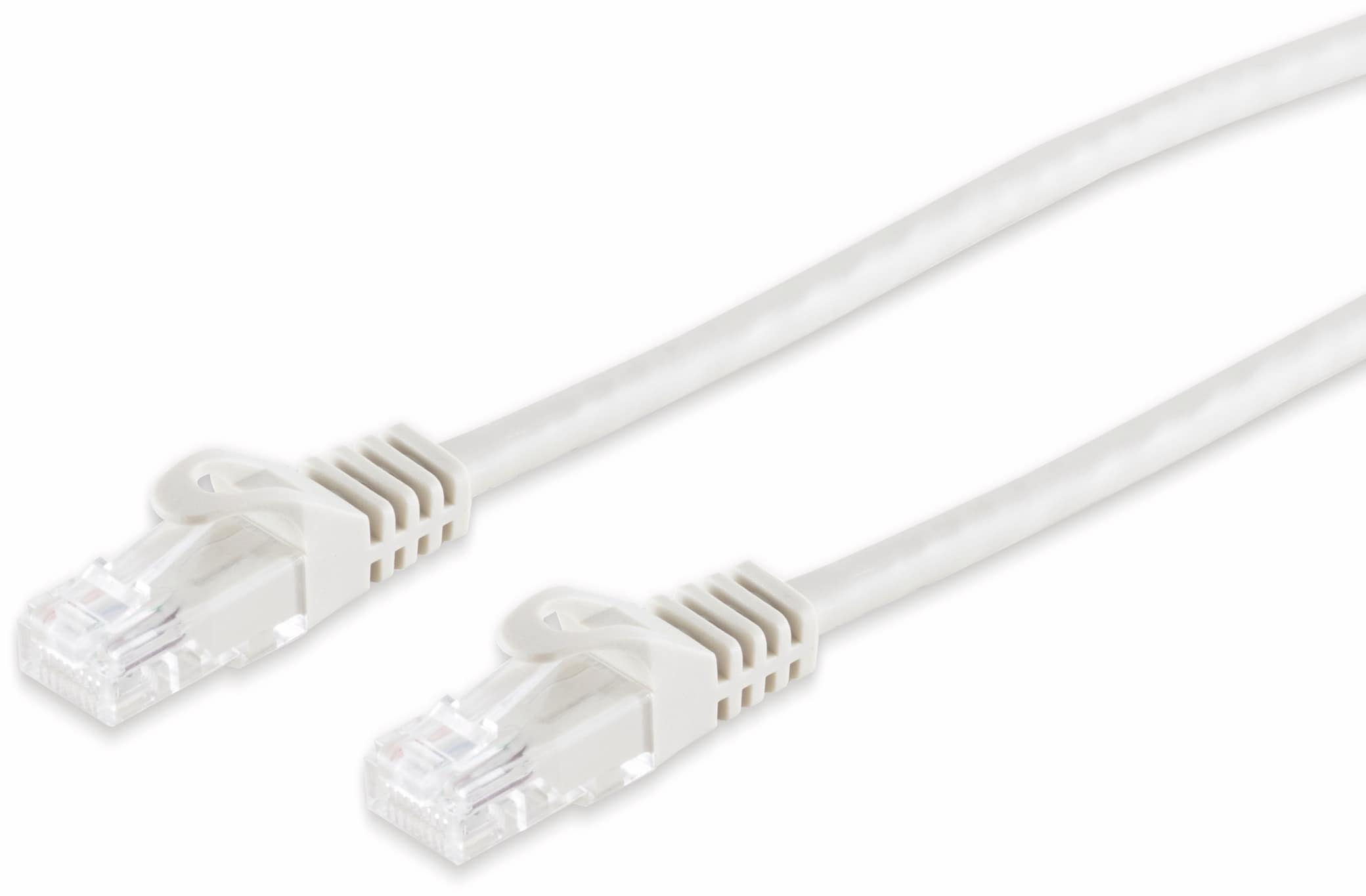 S-IMPULS RJ45 Patchkabel CAT 7 Rohkabel U/UTP, weiß, 30 m