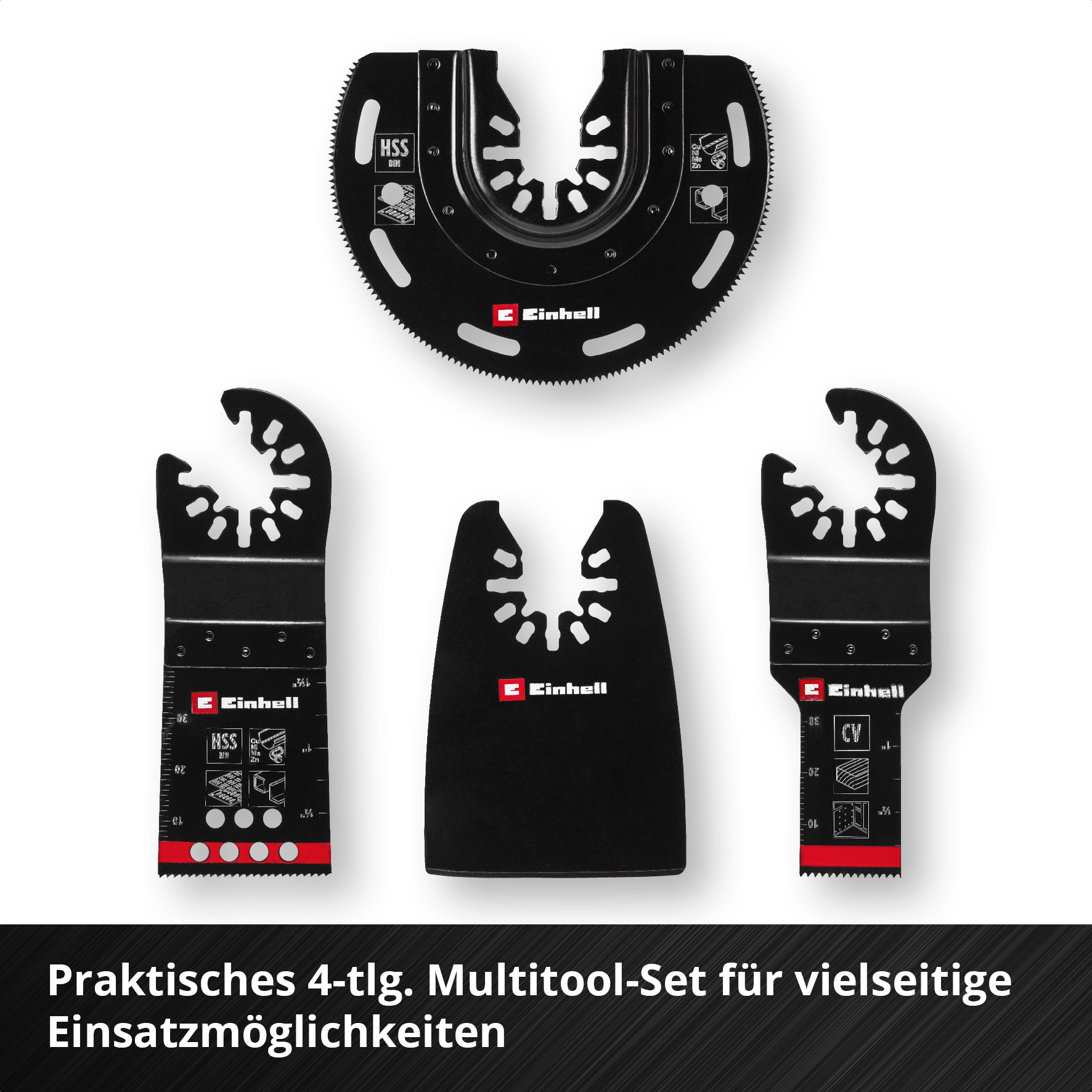 EINHELL Multi-Tool-Set, 708104, 4-teilig