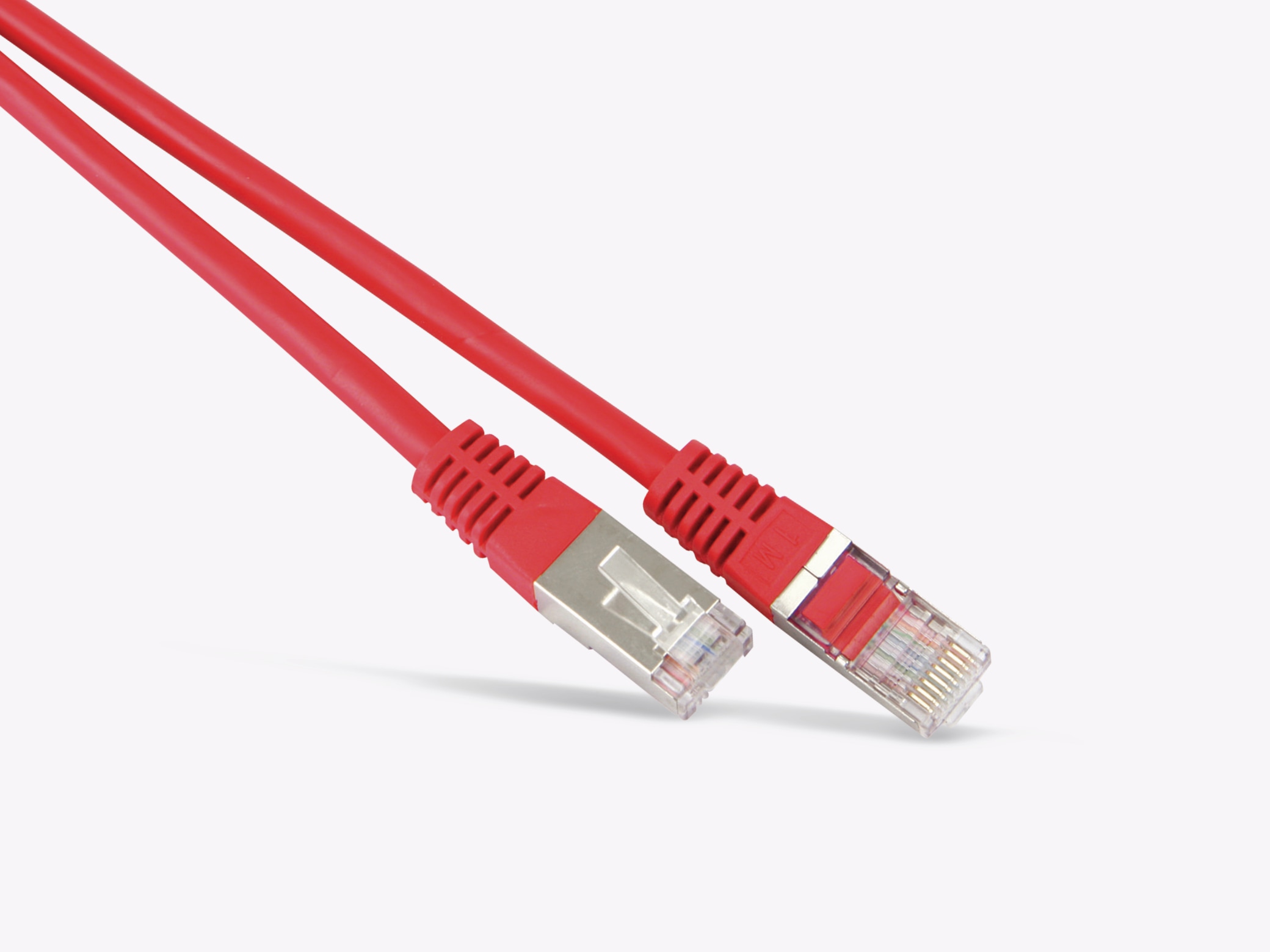 S-IMPULS Netzwerkpatchkabel CAT.6 RJ45, 1:1, 0,5 m, rot