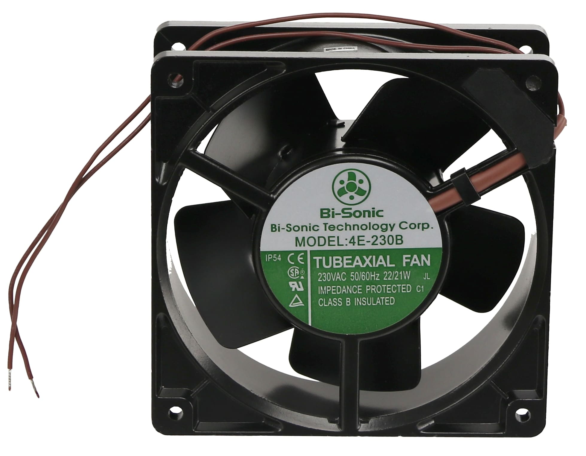 BI-SONIC Axiallüfter 4E-230B, 230 V~/22 W, 120x120x38 mm