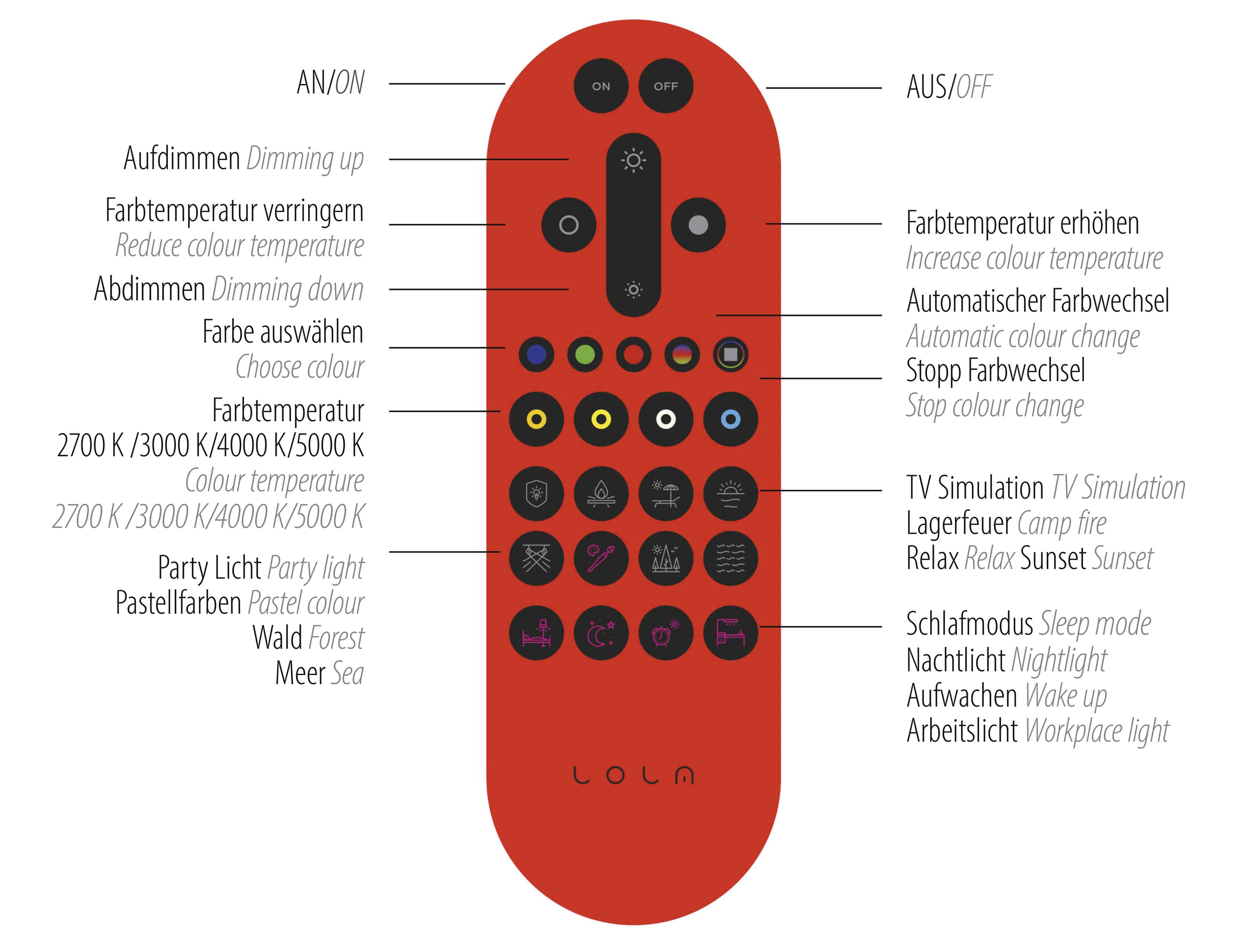 JUST LIGHT LED-Deckenleuchte 12086-55 stahlfarbig, 27 W, 3090 lm, CCT, RGB, Smart Home