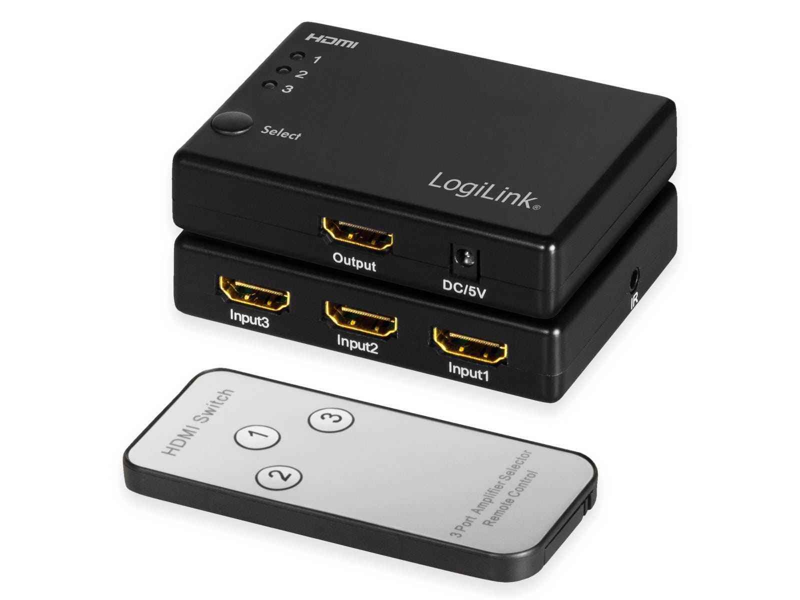 LOGILINK HDMI-Switch HD0042, 3x1-Port, 1080p/60 Hz