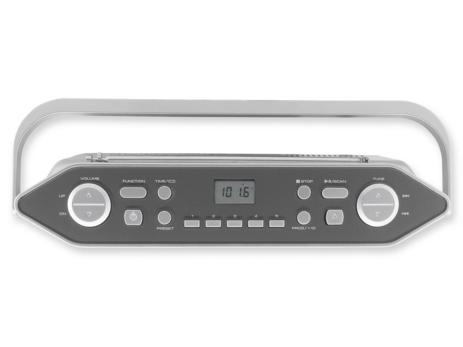 Soundmaster CD-Player RCD1755SI, silber