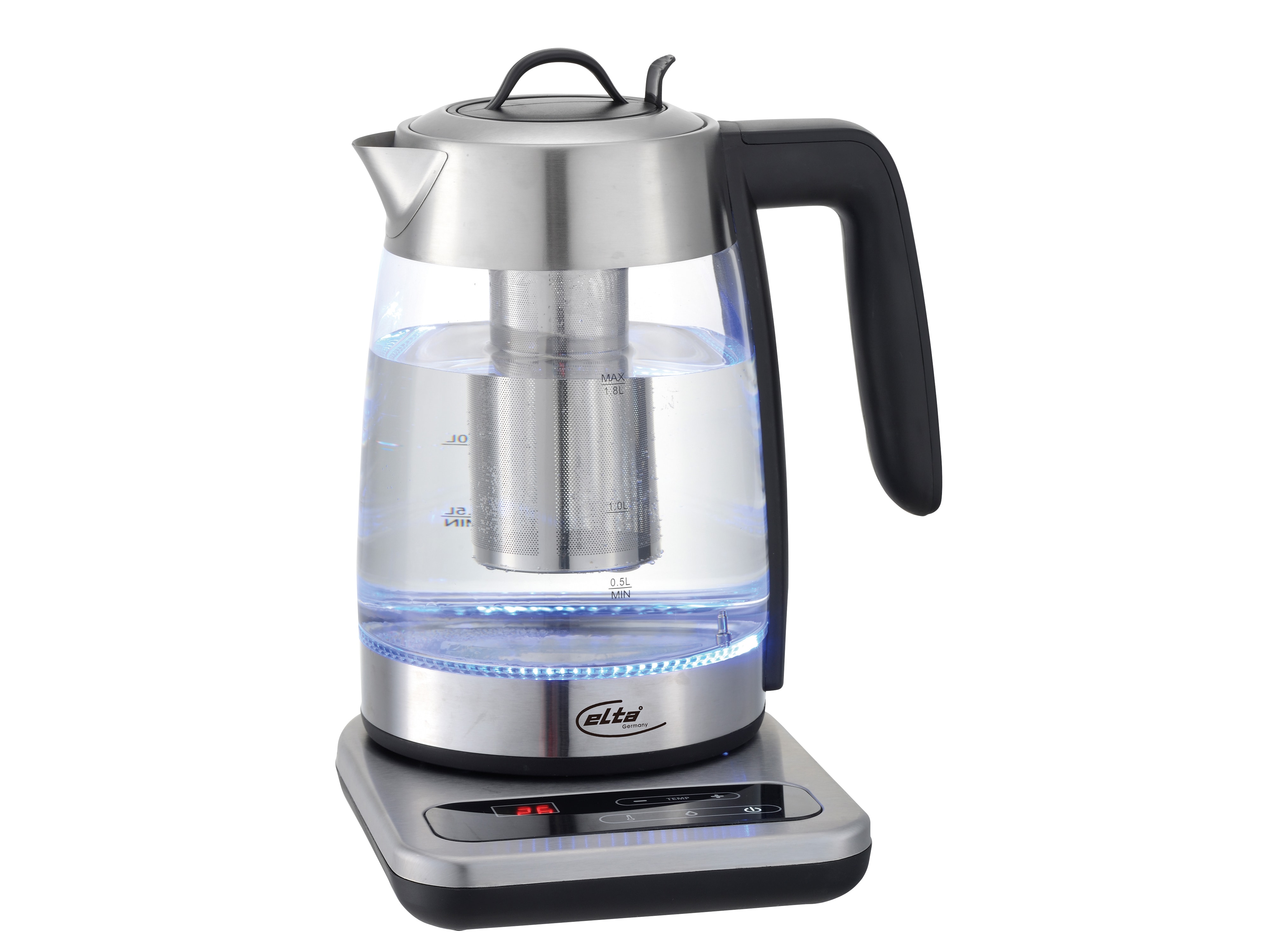 ELTA Tee- und Wasserkocher TK-2200.2, 1,8 L, 2200 W, 2in1 Combi