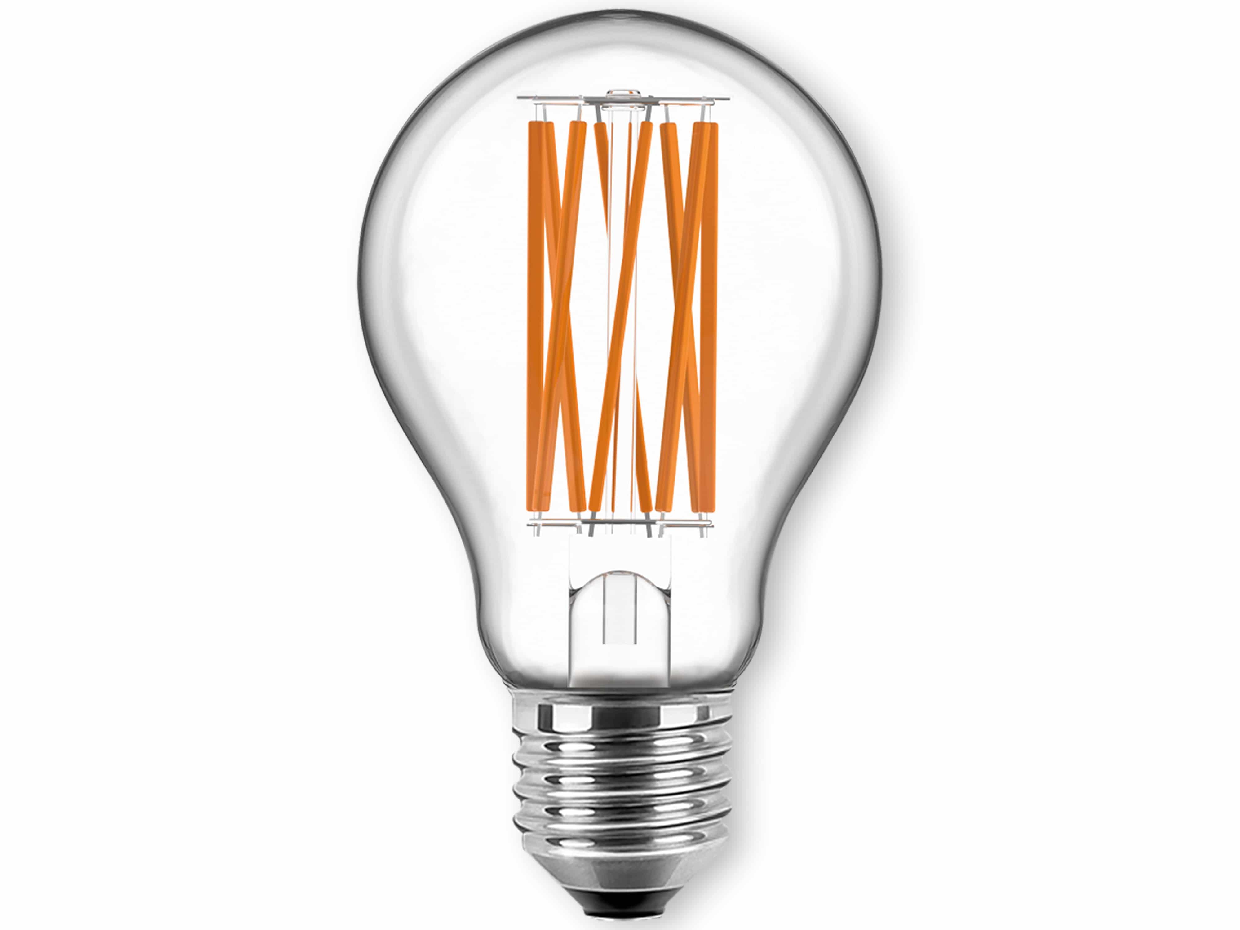 BLULAXA LED-Filament-Lampe, A60, E27, EEK: A, 3,8W, 810lm, 3000K