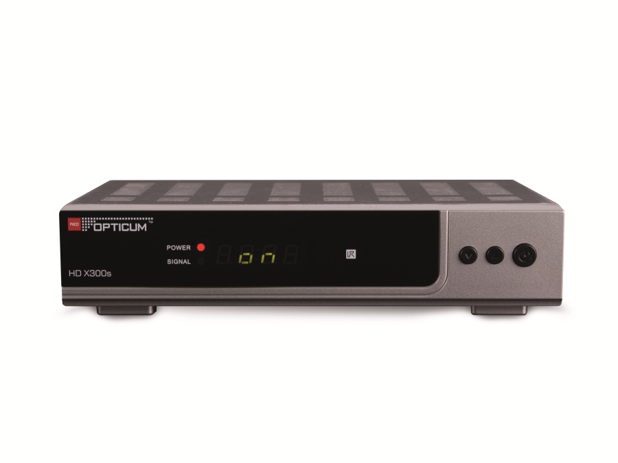 Red Opticum DVB-S HDTV-Receiver HD X300S plus, PVRready, silber