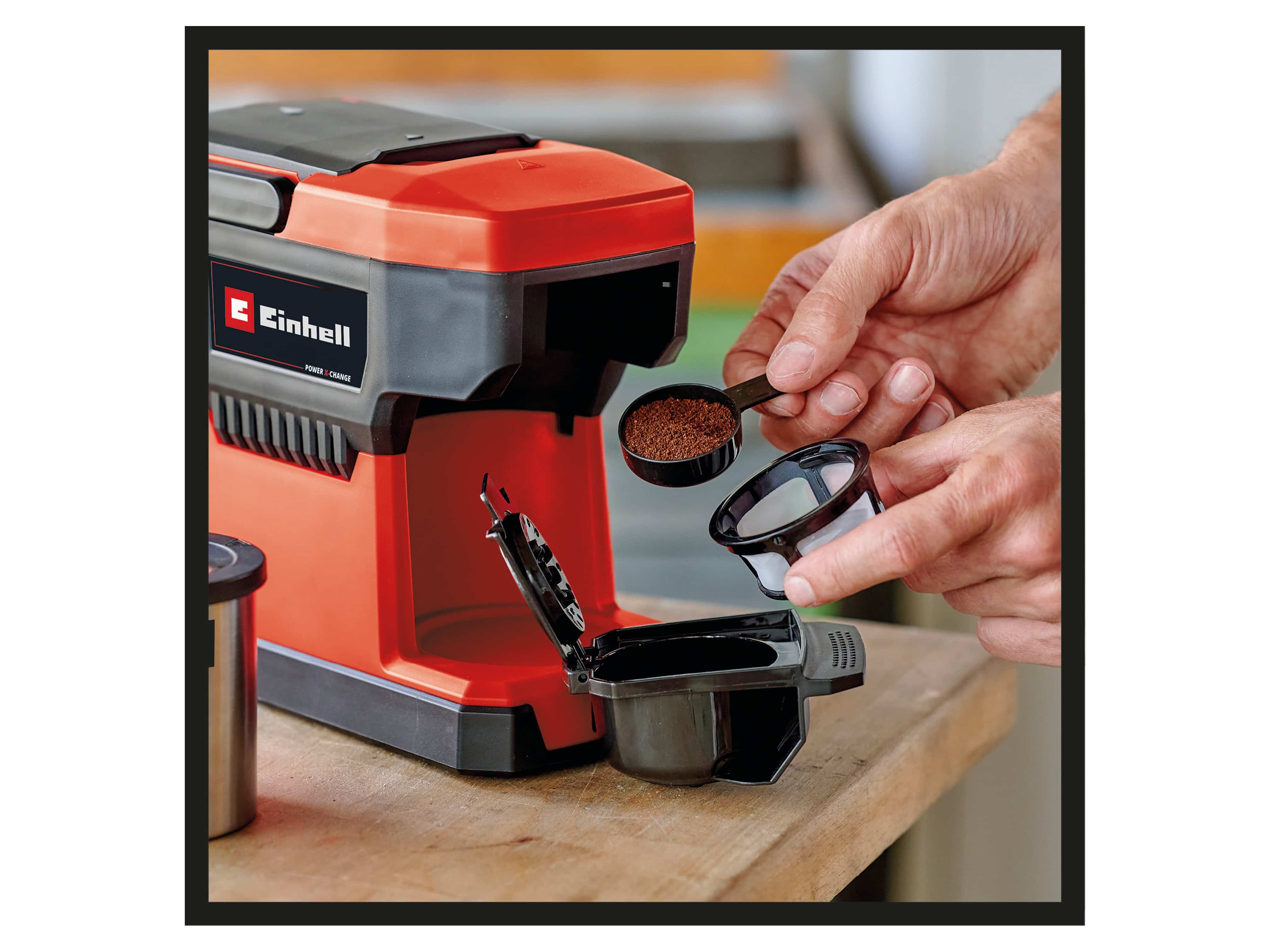 EINHELL Akku-Kaffeemaschine TE-CF 18 Li Kit (1x 4,0 Ah)