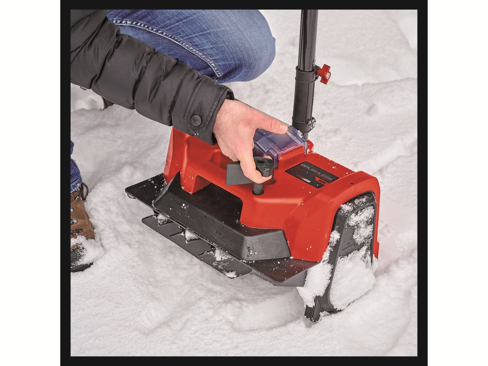 EINHELL Akku-Schneefräse GE-ST 36/40 Li E-Solo 