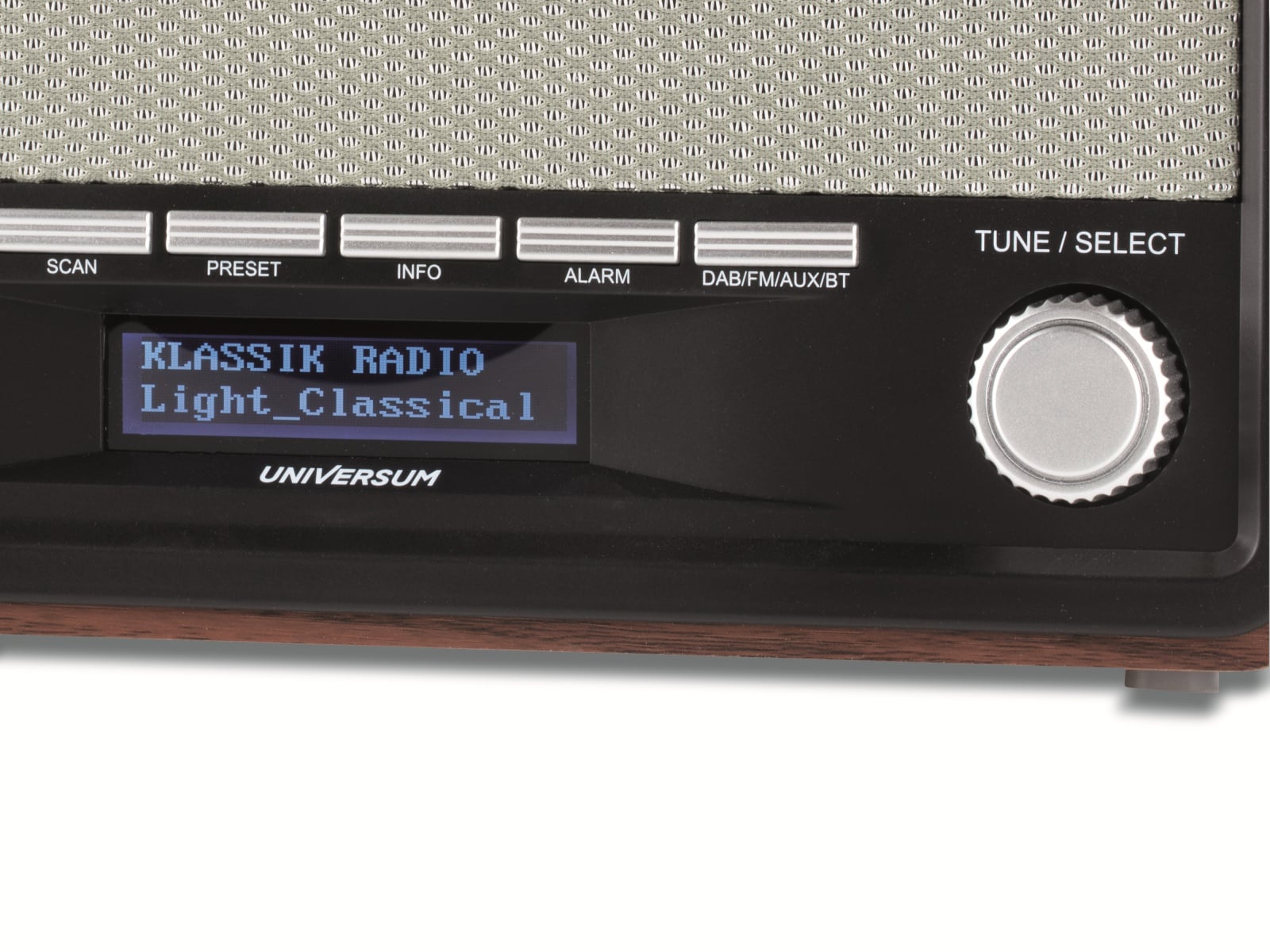 Universum DAB+/FM Radio DR 350-21, Bluetooth, Holzoptik