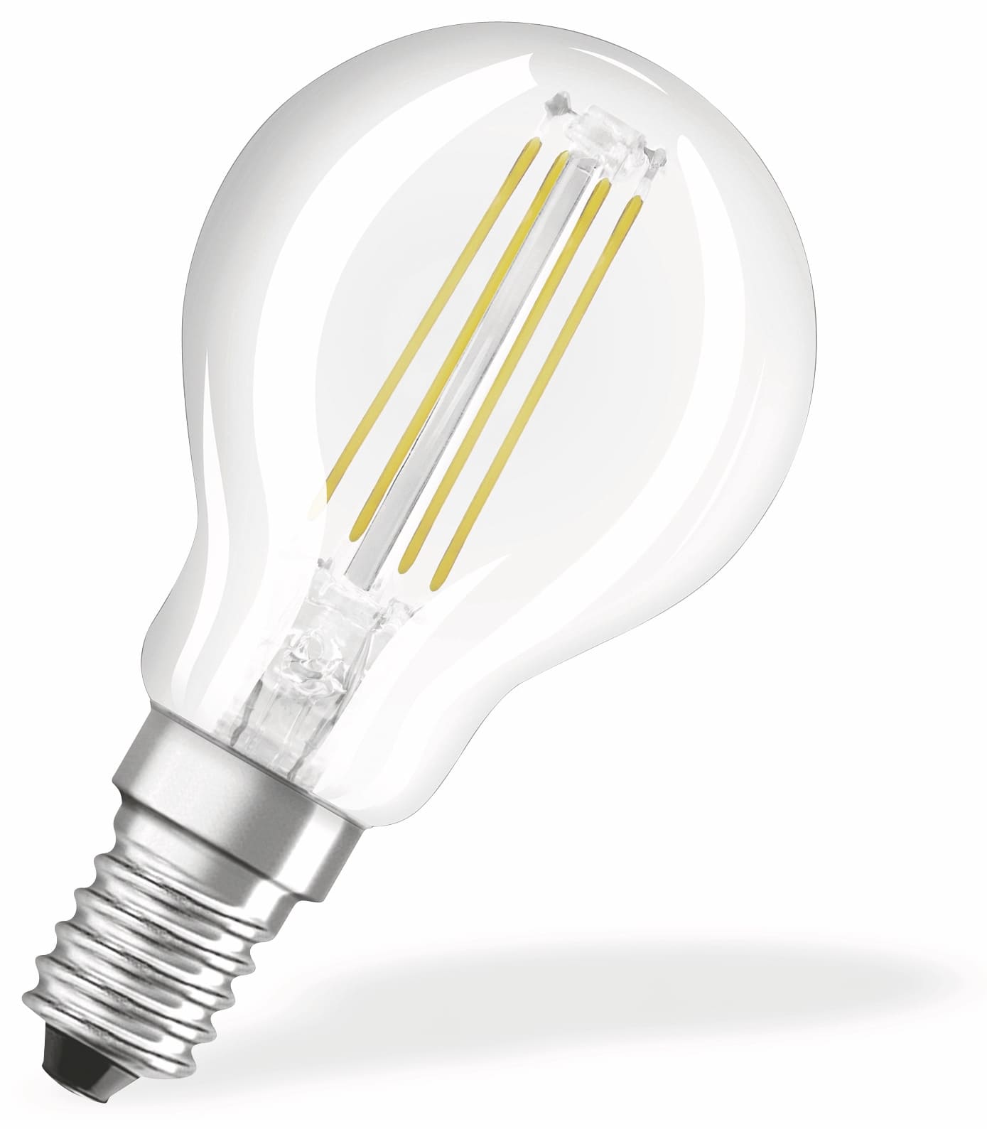 OSRAM LED-Lampe BASE CLASSIC P, E14, EEK: E, 4 W, 470 lm, 4000 K, 3 Stück