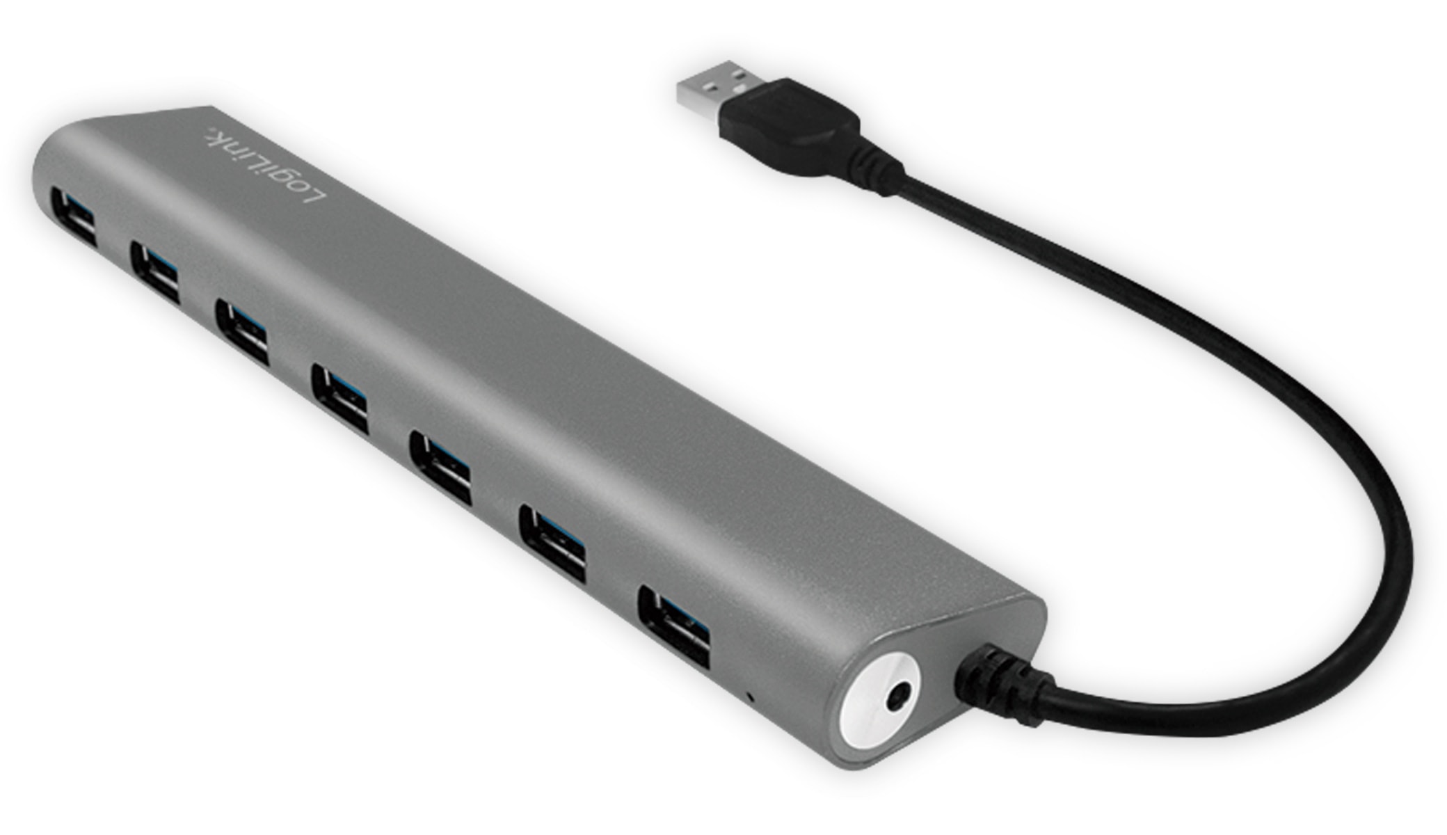 LOGILINK USB3.0-Hub UA0308, 7x USB-A, Aluminium