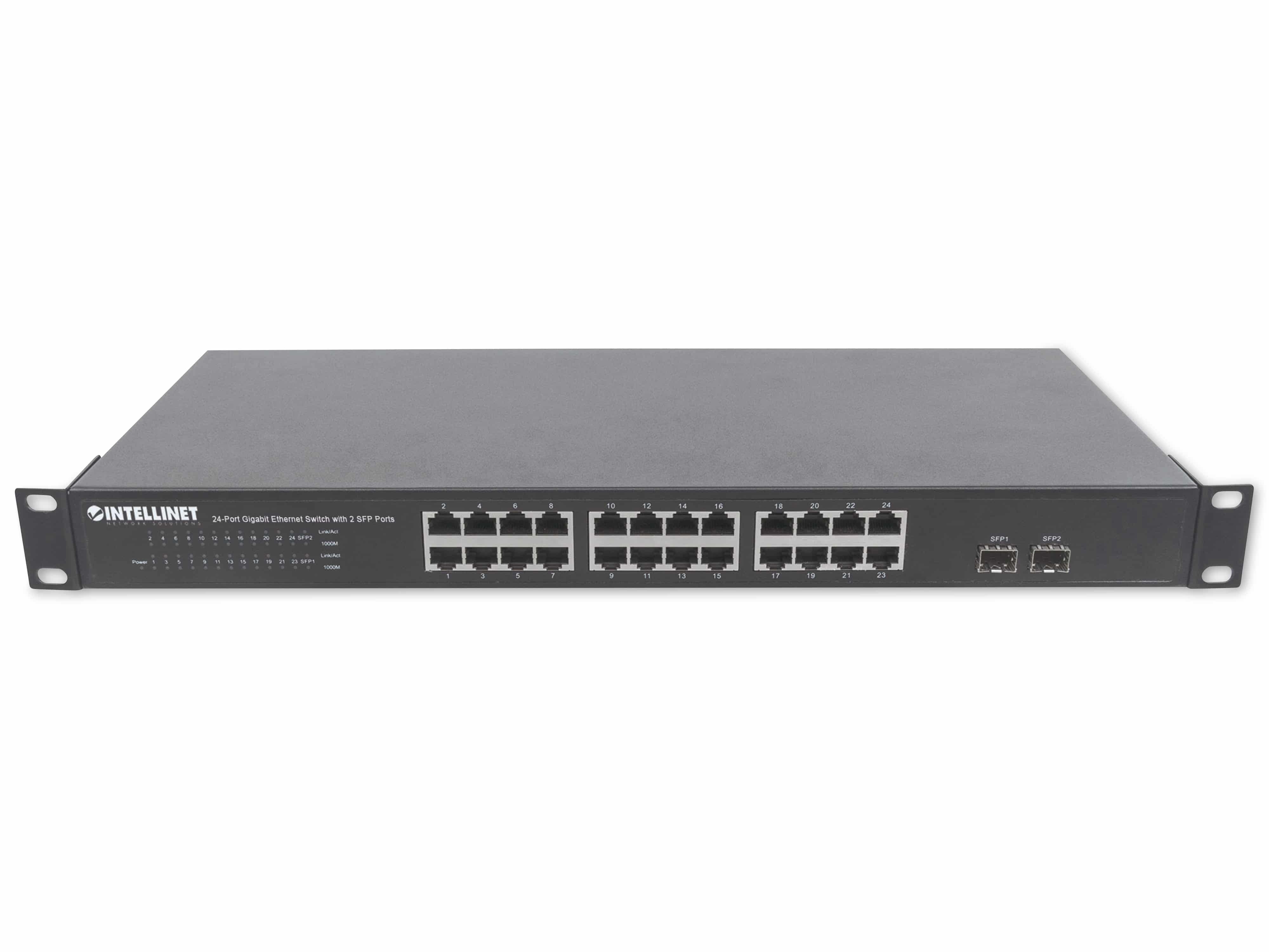 INTELLINET Ethernet Switch 561044 24-Port Gigabit