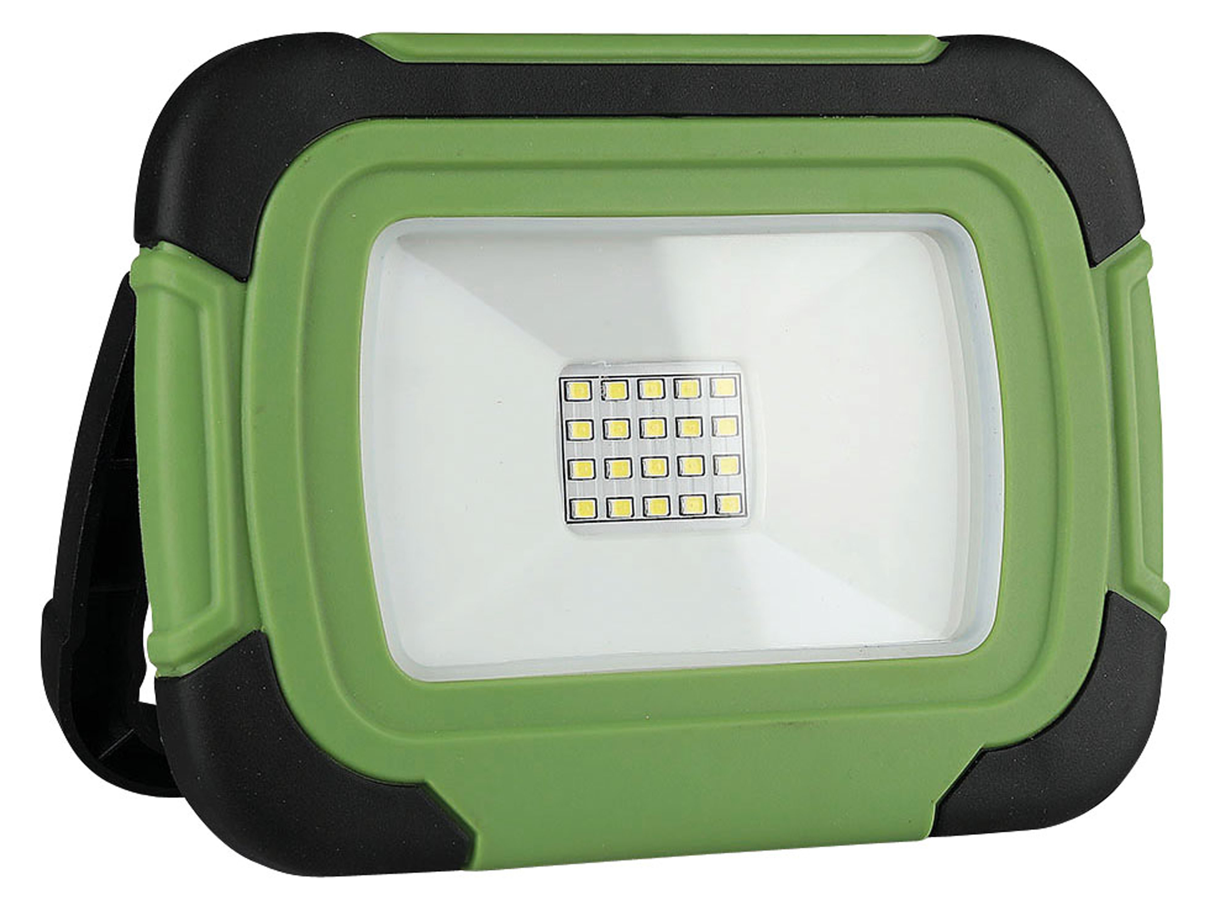 V-TAC LED-Fluter VT-10-R, 10 W, 4000 K 700 lm, Akkubetrieb, grün/schwarz